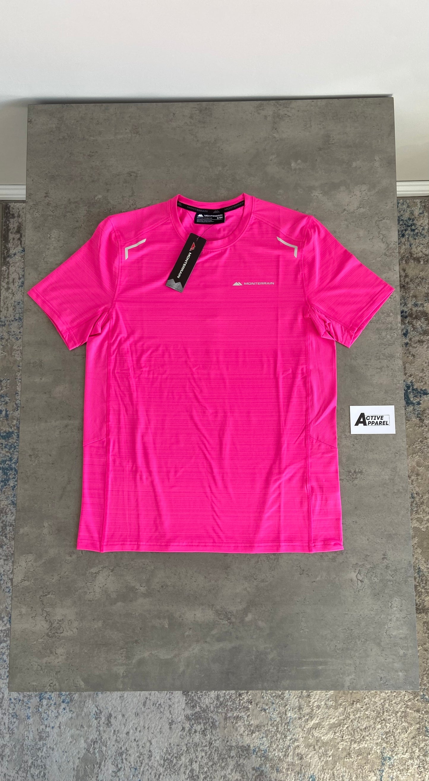 MONTERRAIN T-SHIRT SET - HYPER PINK/BLACK