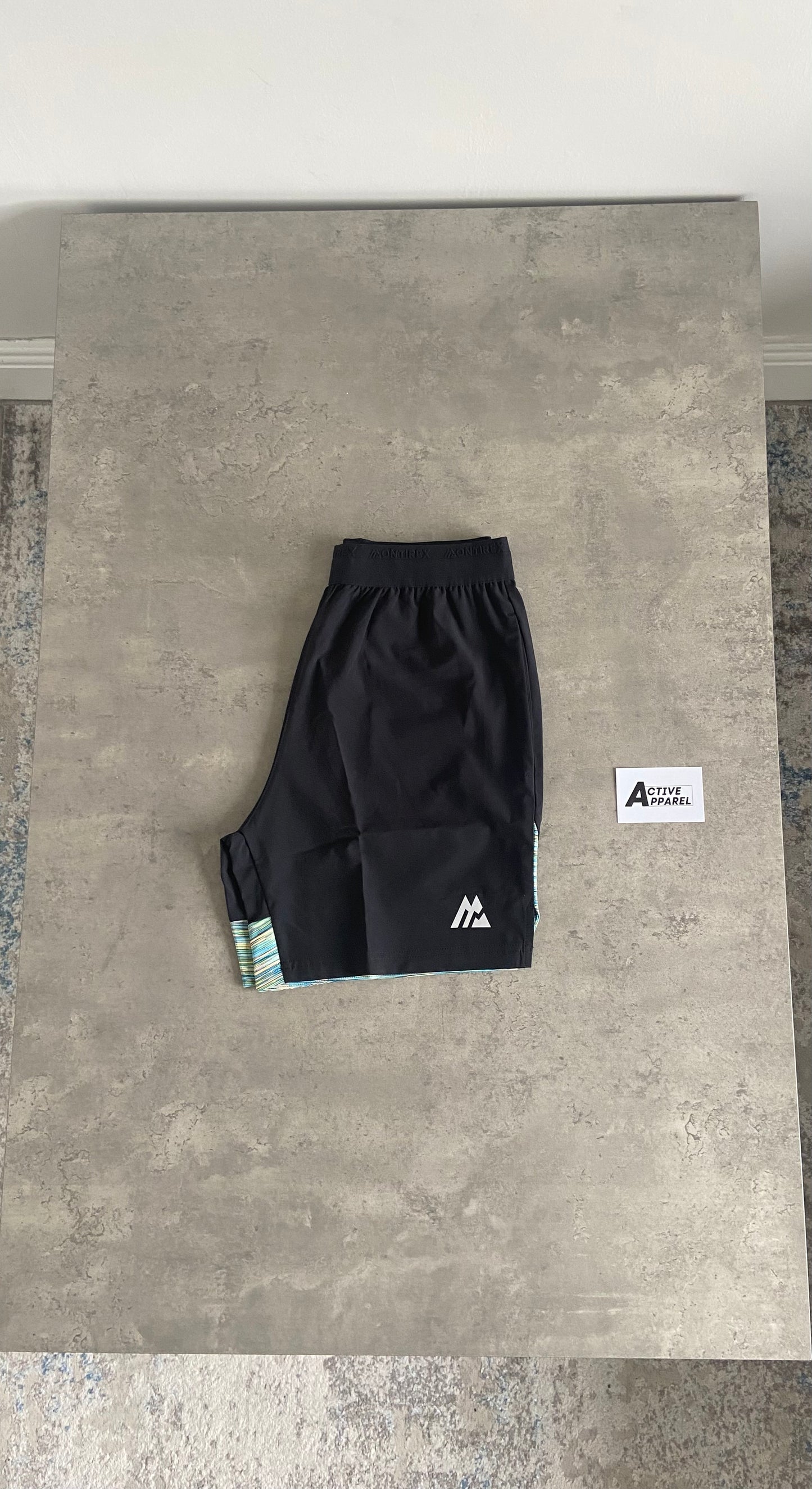 MONTIREX TRAIL SHORTS SET - TEAL/BLACK