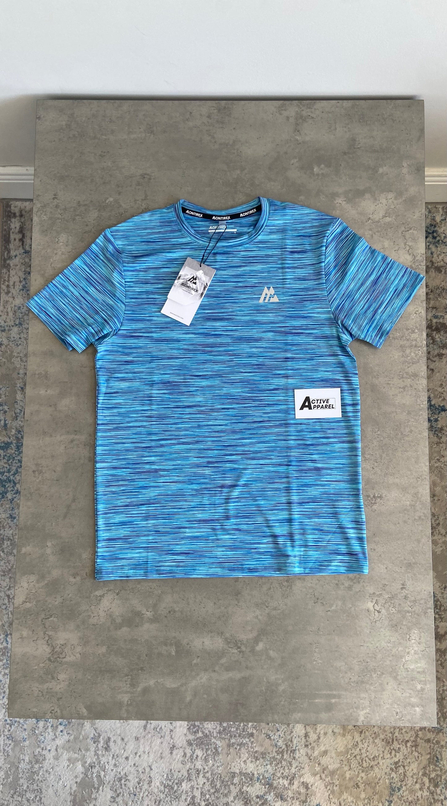 MONTRIEX TRAIL T-SHIRT SET BLUE/LIGHT BLUE