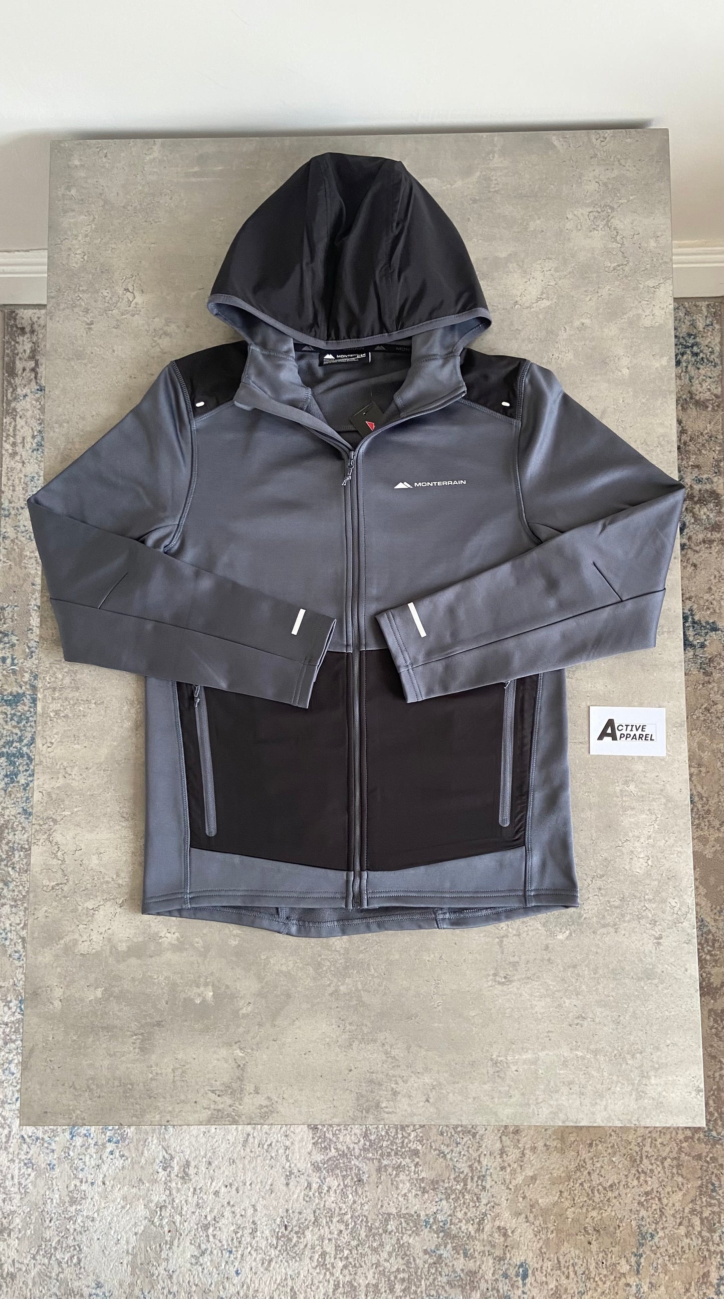 MONTERRAIN AVALANCHE TRACKSUIT - GREY/BLACK