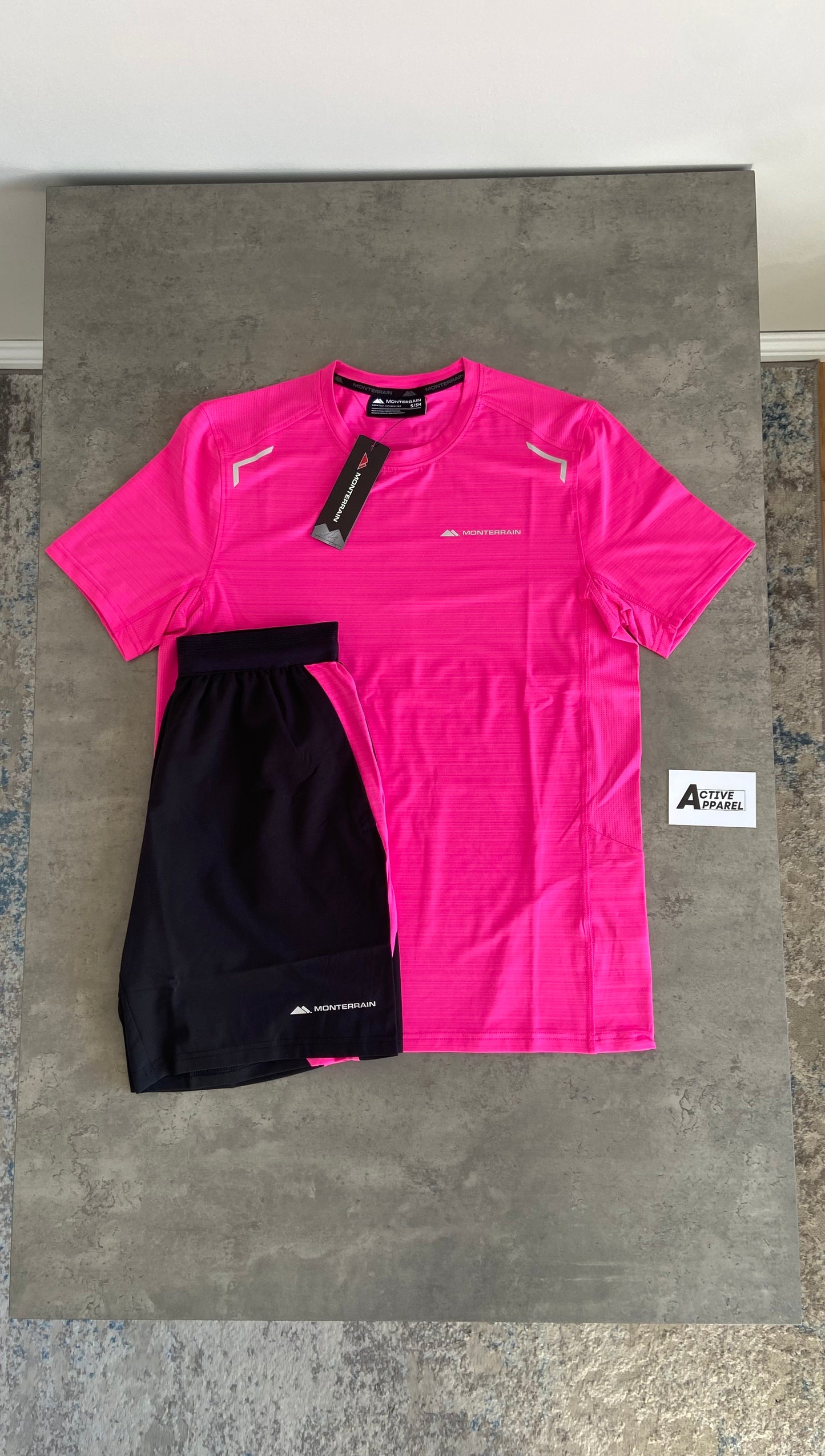 MONTERRAIN WINDRUNNER 3-PIECE - HYPER PINK/BLACK