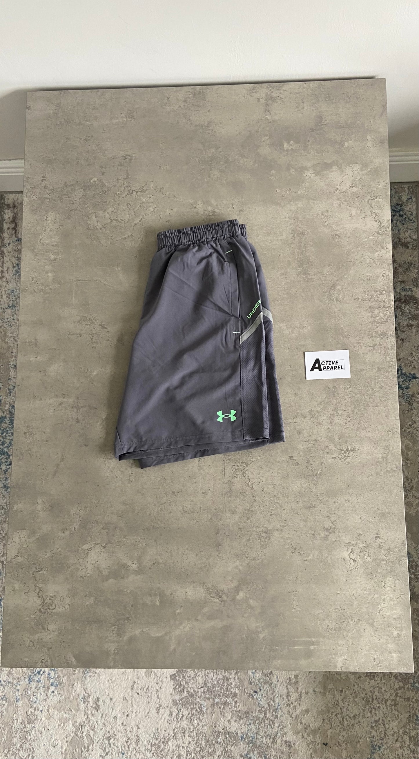 UNDER ARMOUR 3-PIECE SET - GREY/GREEN