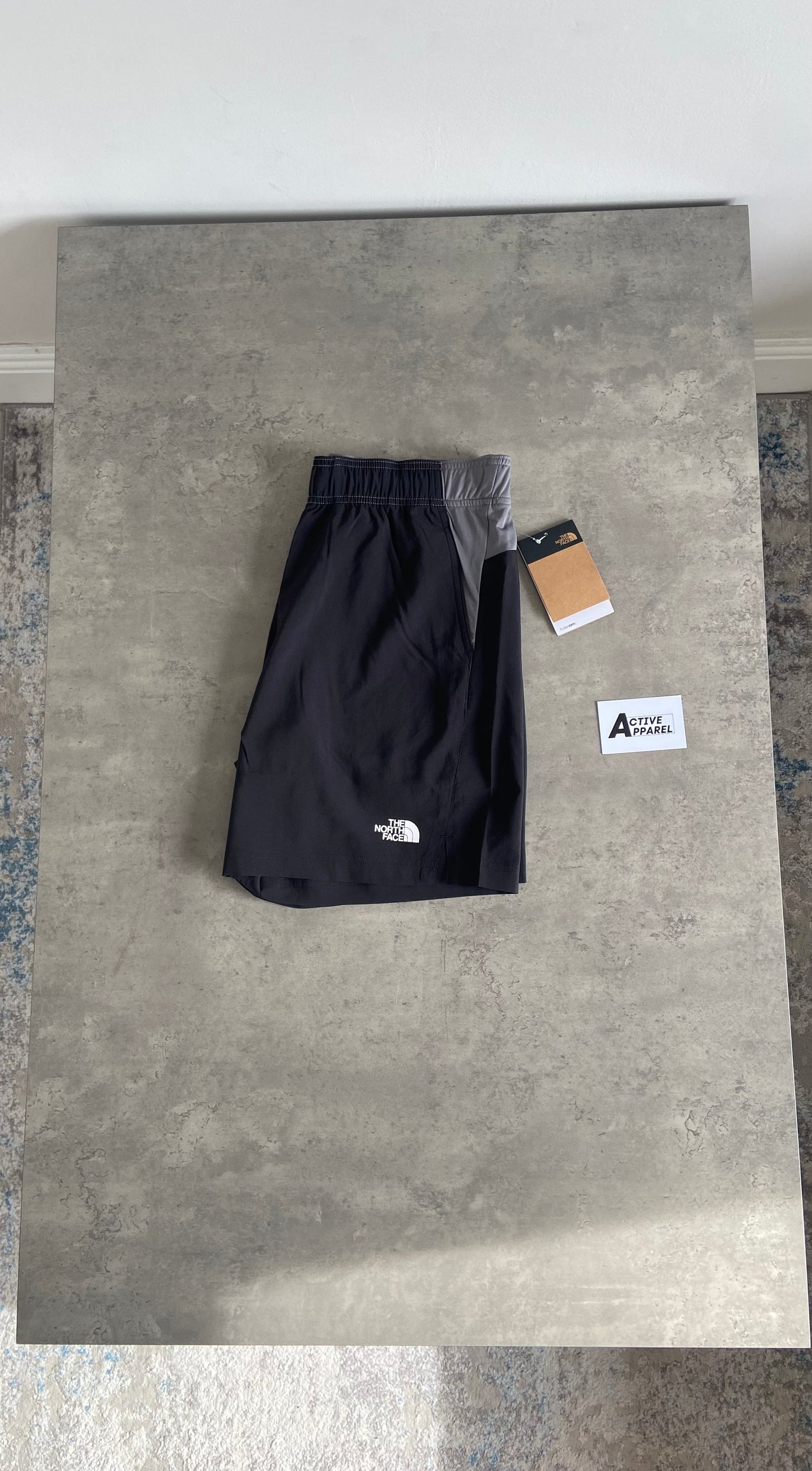 THE NORTH FACE 1/4 ZIP SET - BLACK/GREY