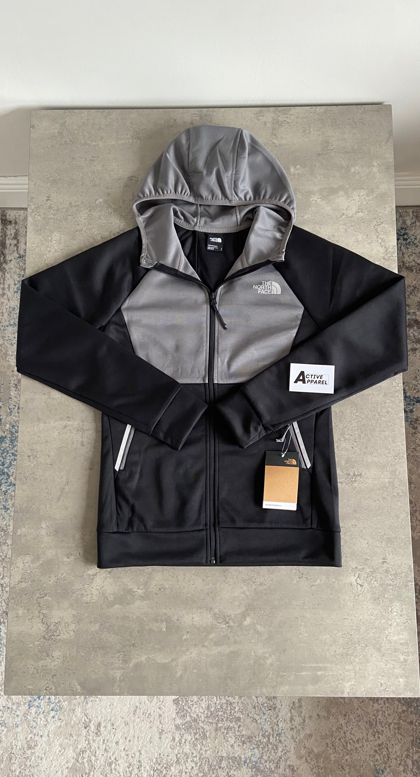 THE NORTH FACE TECH TRACKSUIT - CEMENT GREY/ BLACK