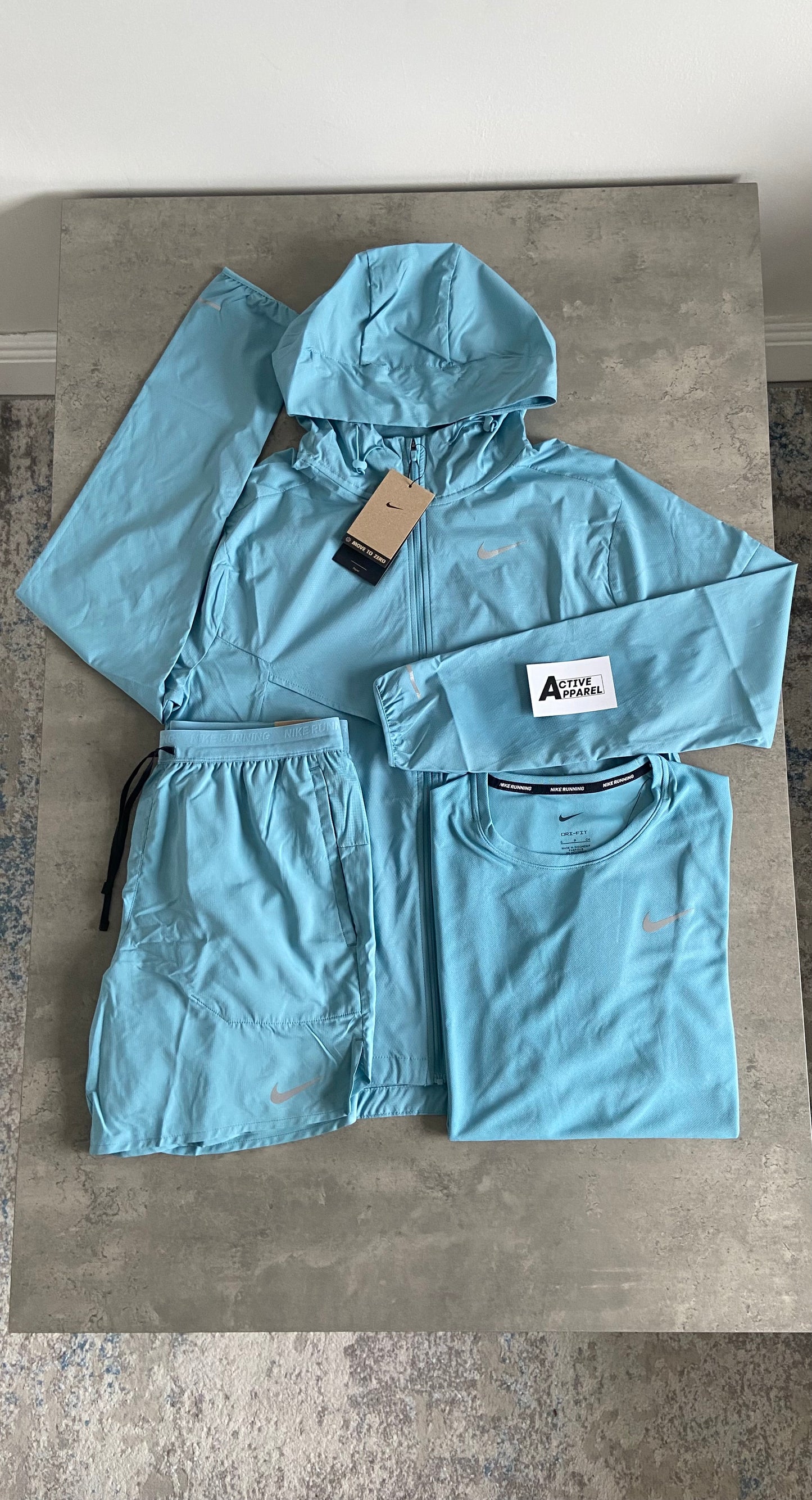 NIKE WINDRUNNER 3-PIECE - DENIM TURQUOISE