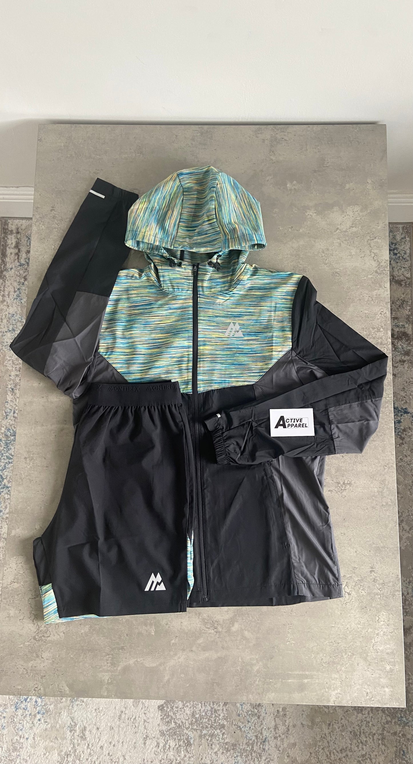 MONTIREX TRAIL SHORTS SET - TEAL/BLACK