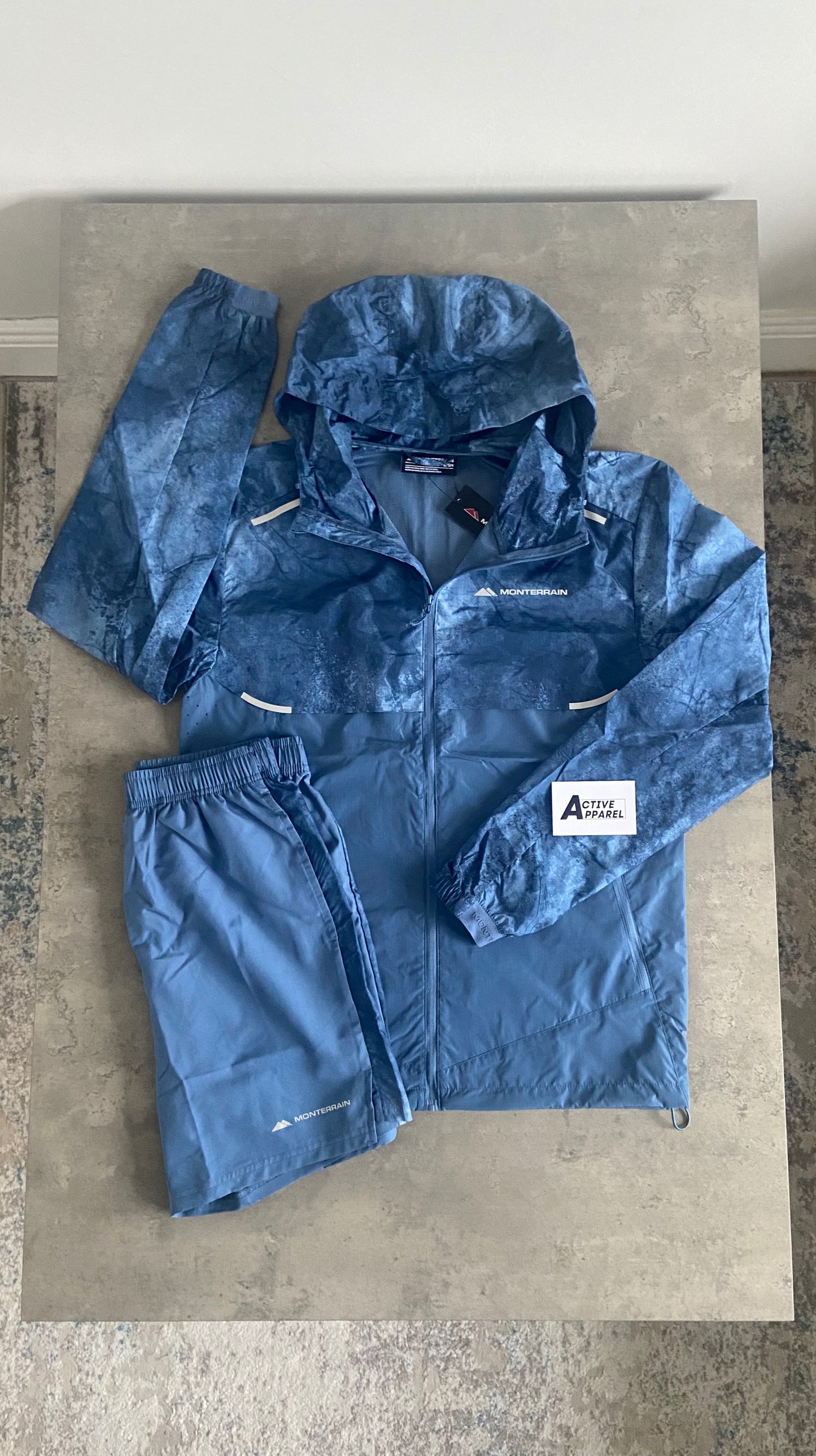 MONTERRAIN WINDRUNNER MARBLE AFFECT SET - OCEAN BLUE