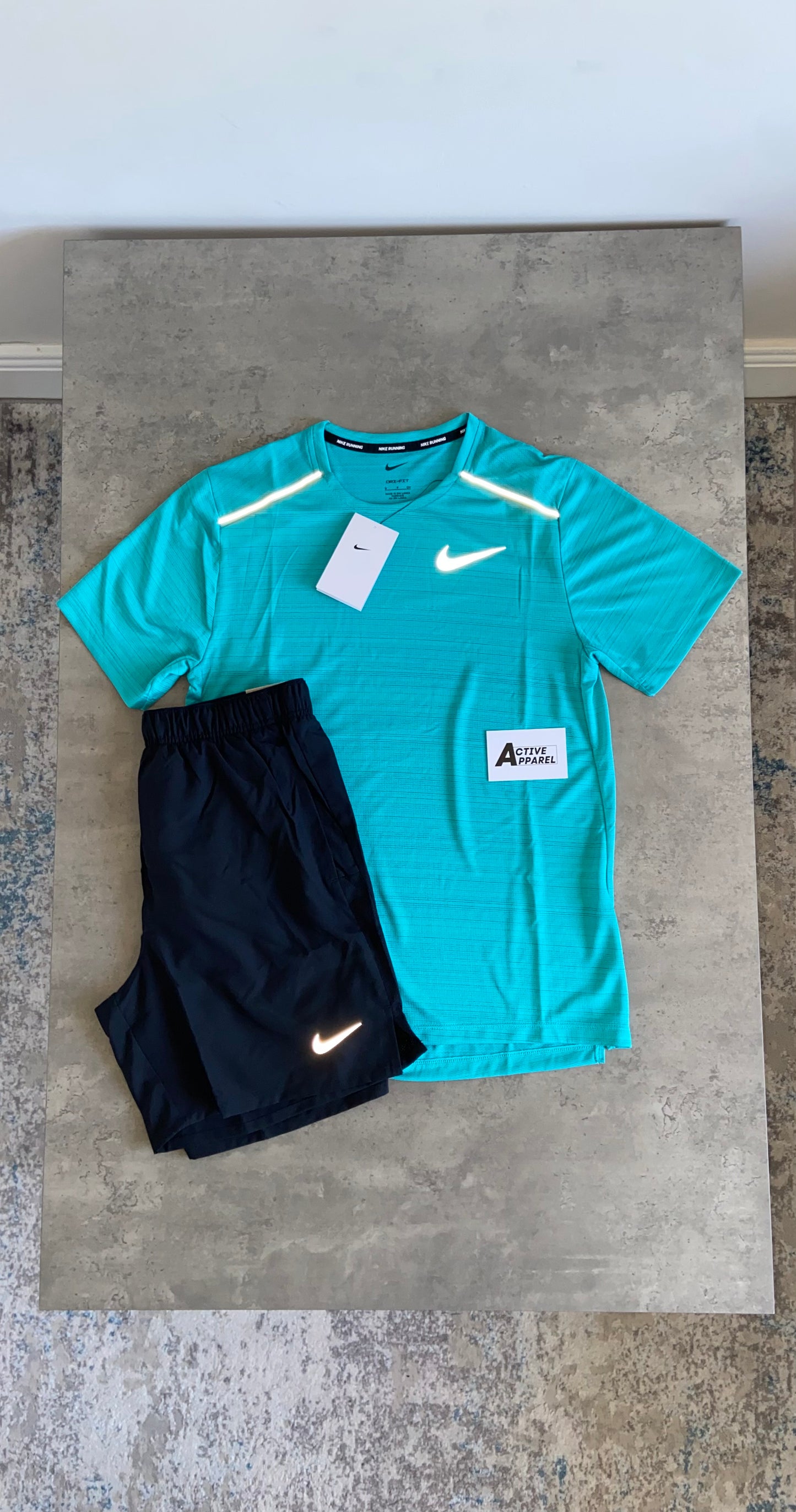 NIKE MILER SET - TURQUOISE