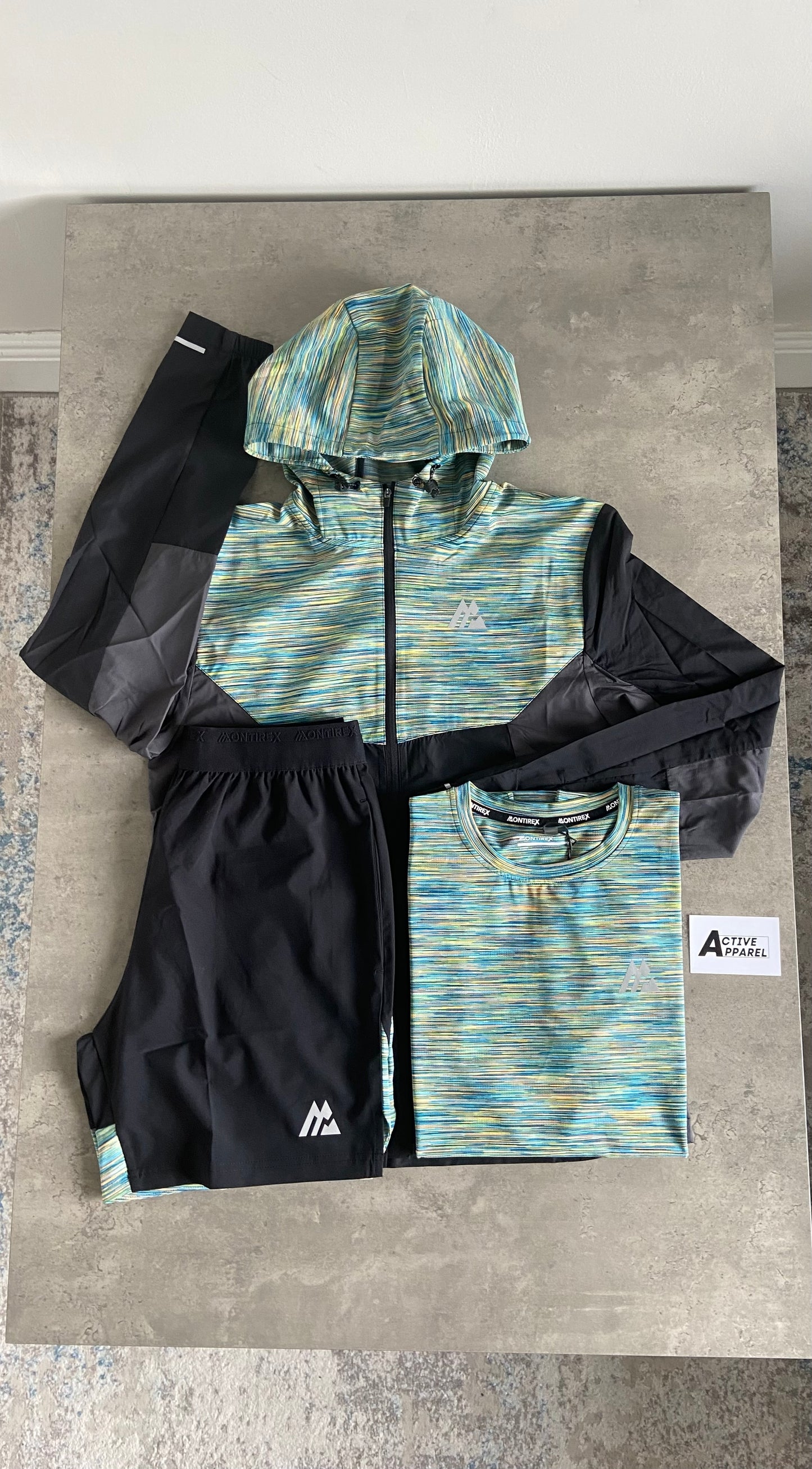 MONTIREX TRAIL 3- PIECE SET - TEAL/BLACK
