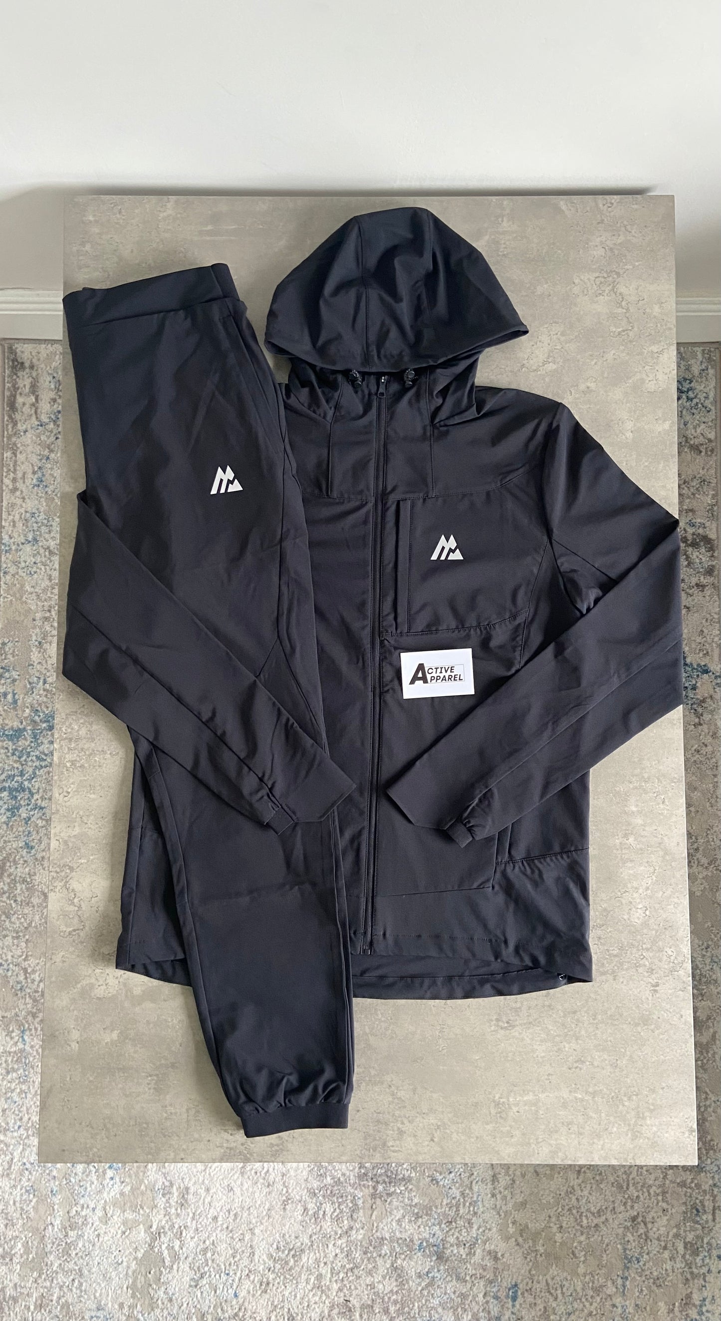 MONTIREX WOVEN TRACKSUIT - BLACK
