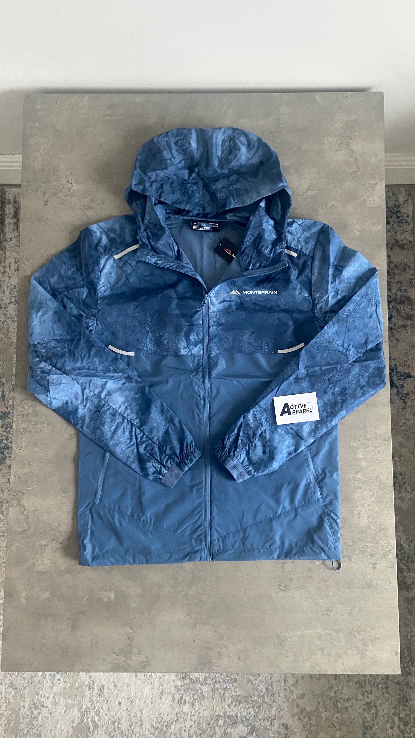 MONTERRAIN WINDRUNNER MARBLE AFFECT 3-PIECE SET - OCEAN BLUE