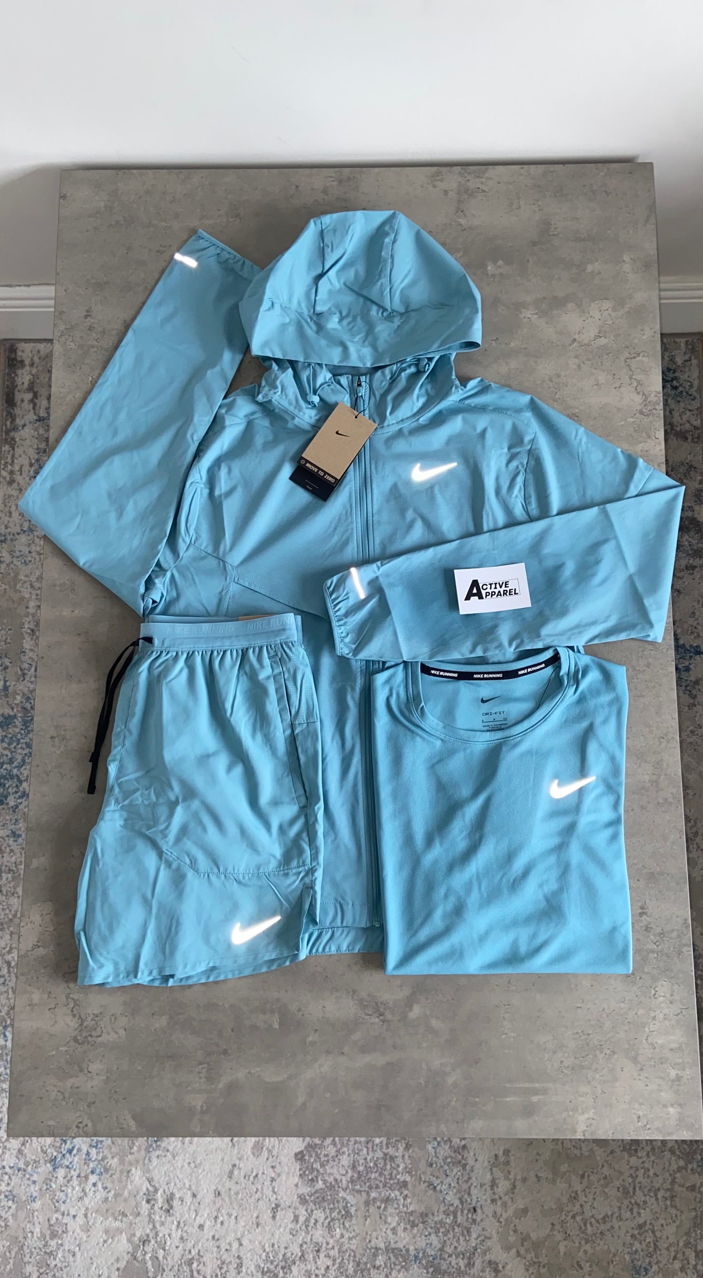 NIKE WINDRUNNER 3-PIECE - DENIM TURQUOISE