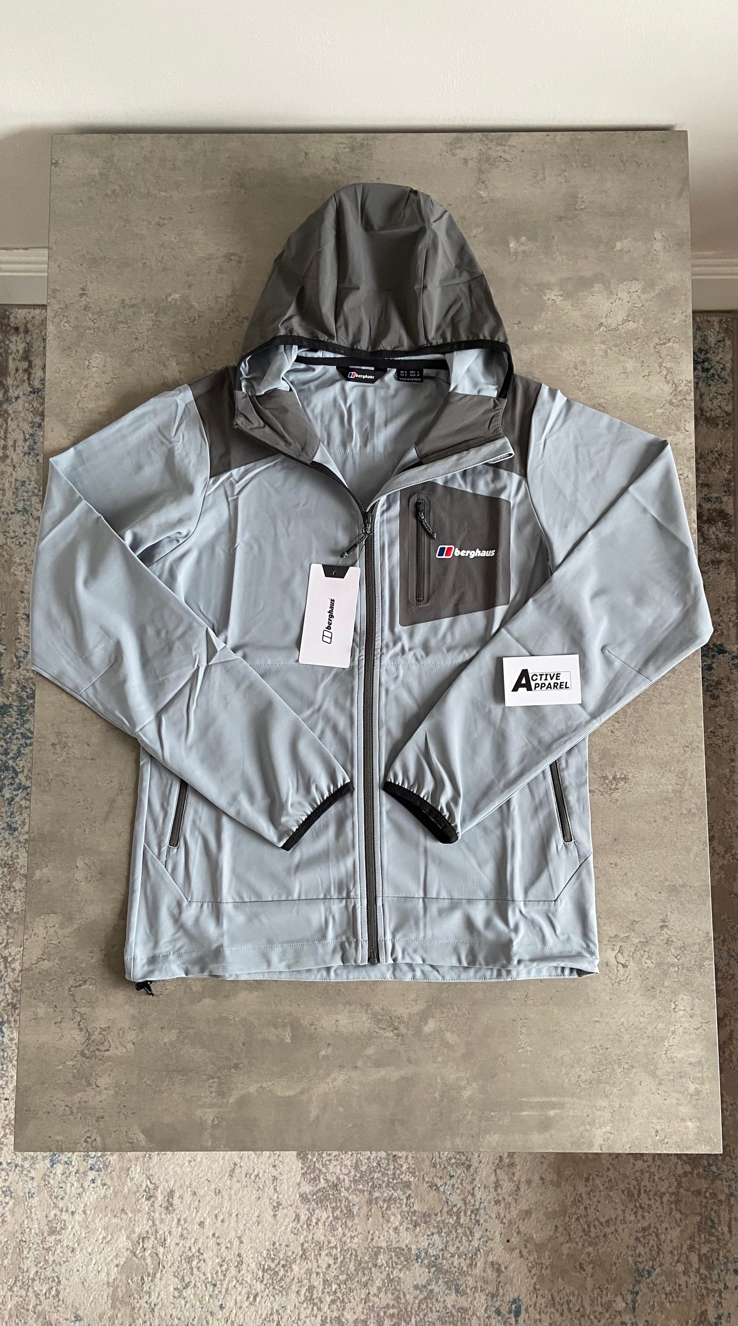 BERGHAUS WOVEN TRACKSUIT - LIGHT GREY/ CEMENT GREY