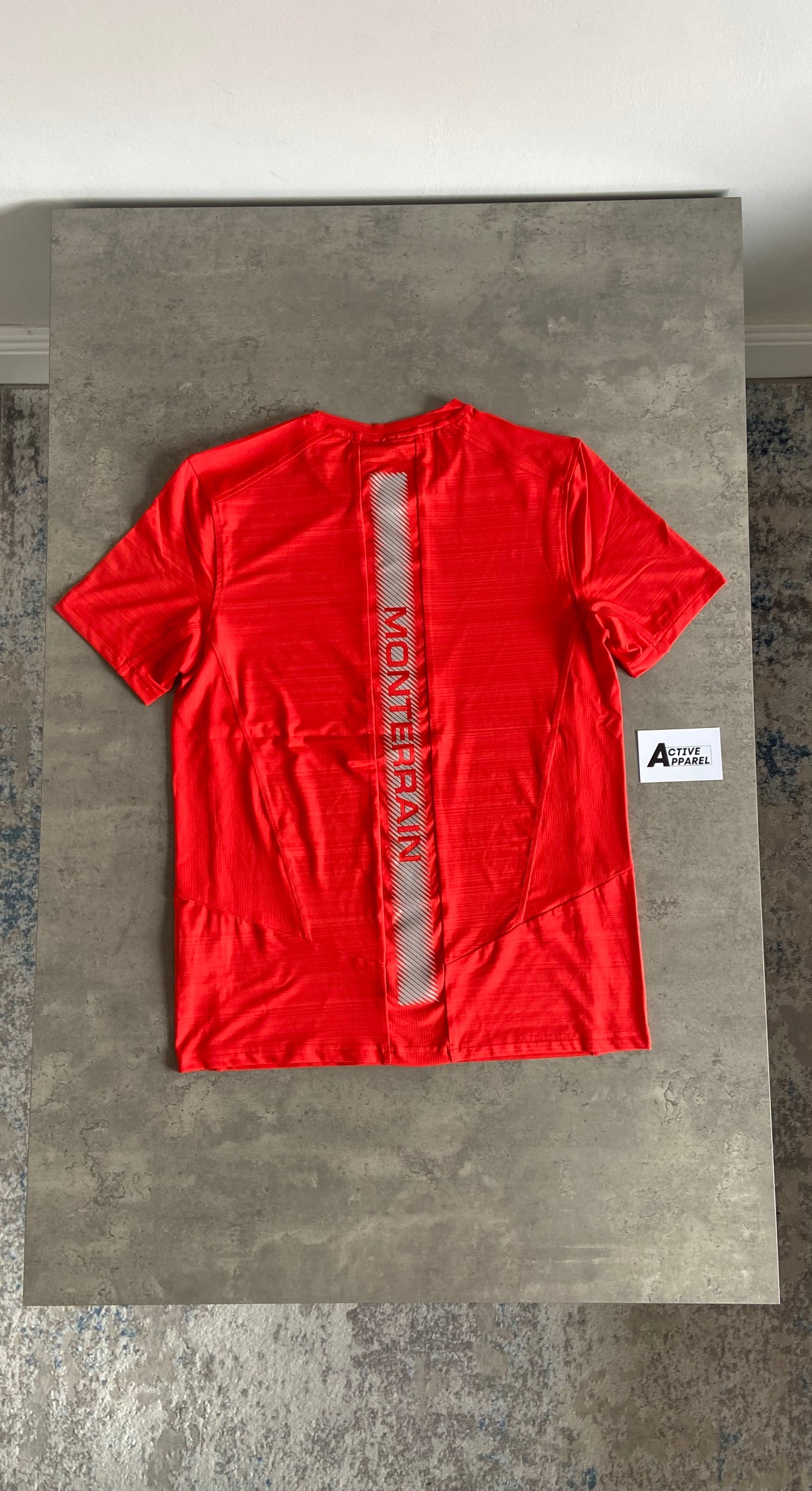 MONTERRAIN T-SHIRT SET RED/BLACK