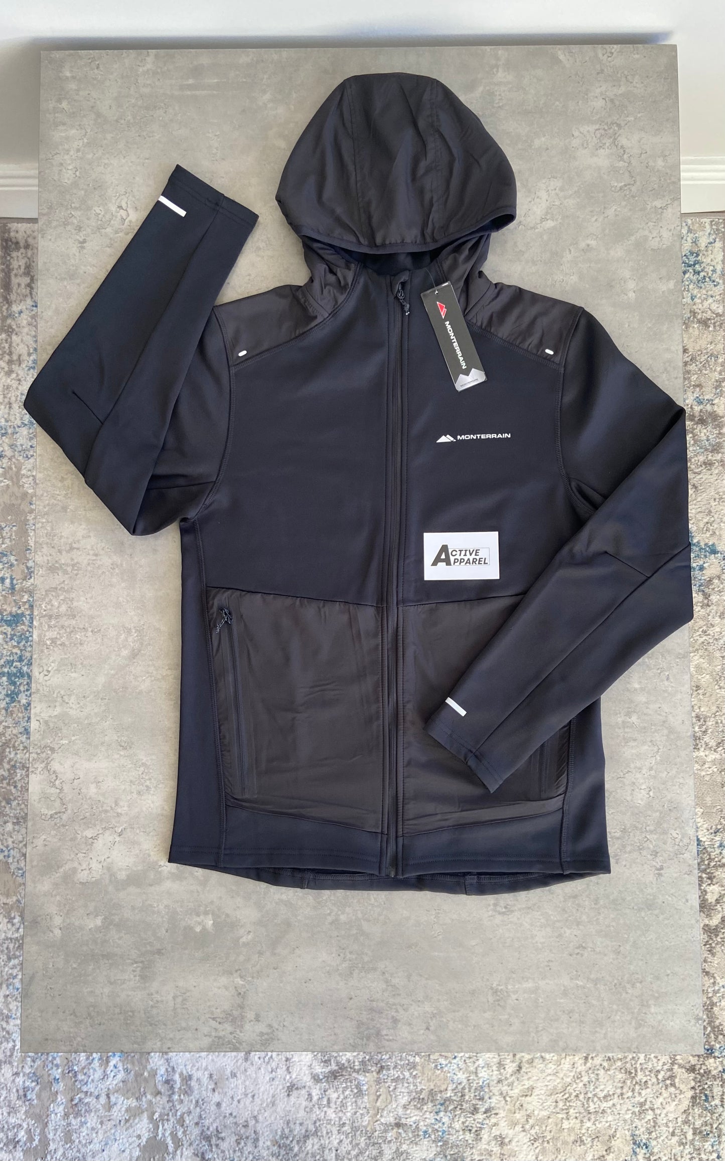 MONTERRAIN AVALANCHE TRACKSUIT - JET BLACK