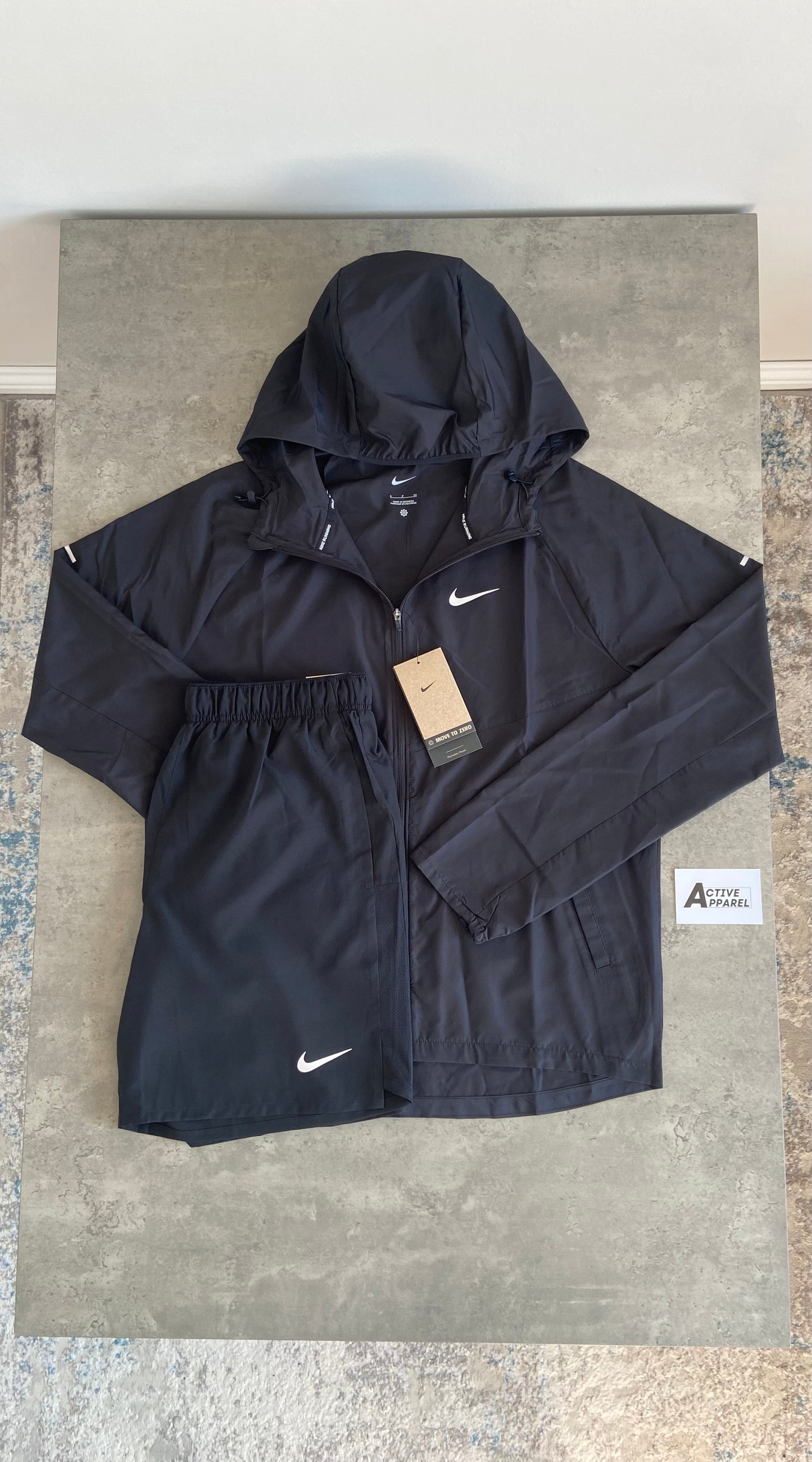 NIKE REPEL SHORTS SET - BLACK