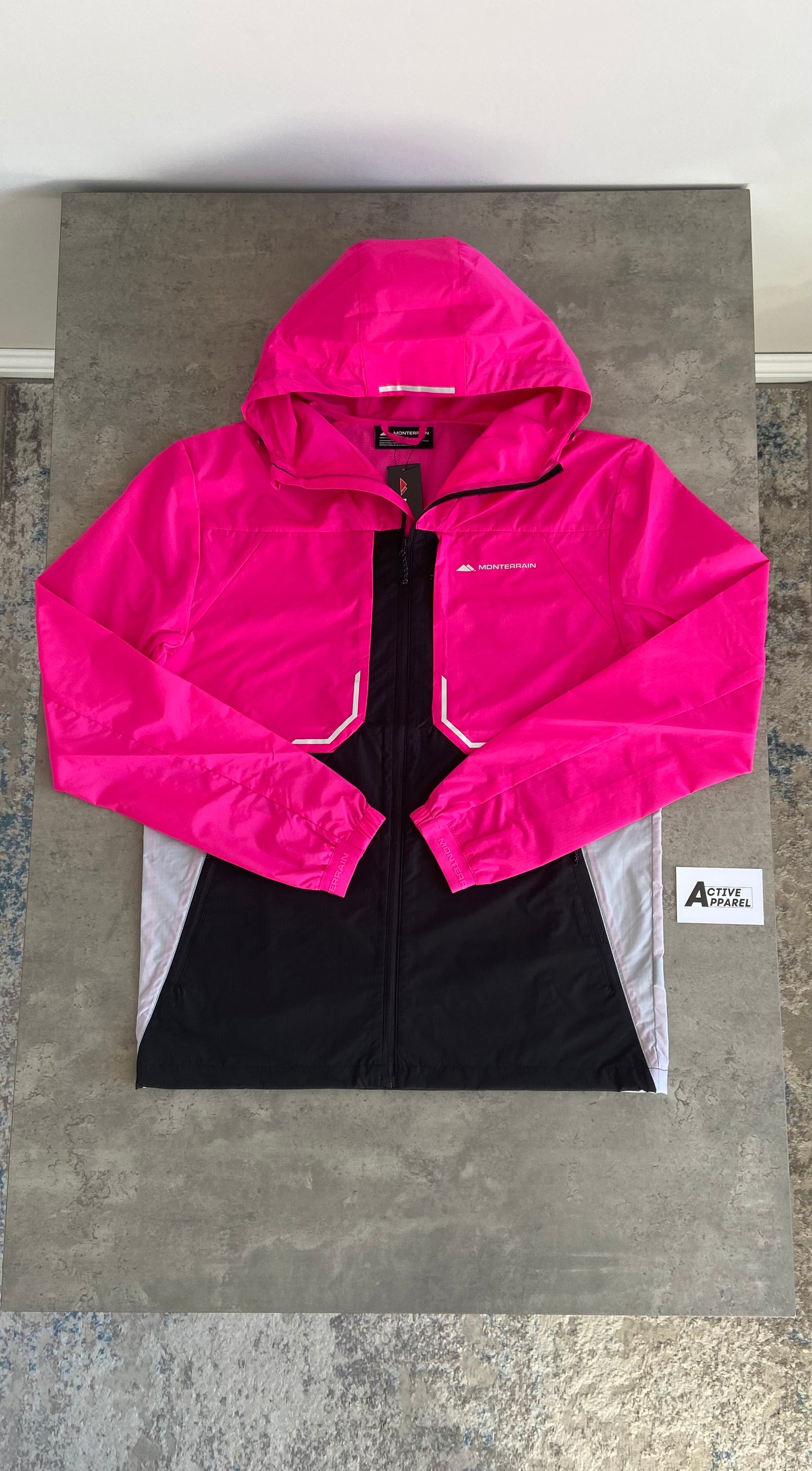 MONTERRAIN WINDERUNNER SET - HYPER PINK/BLACK