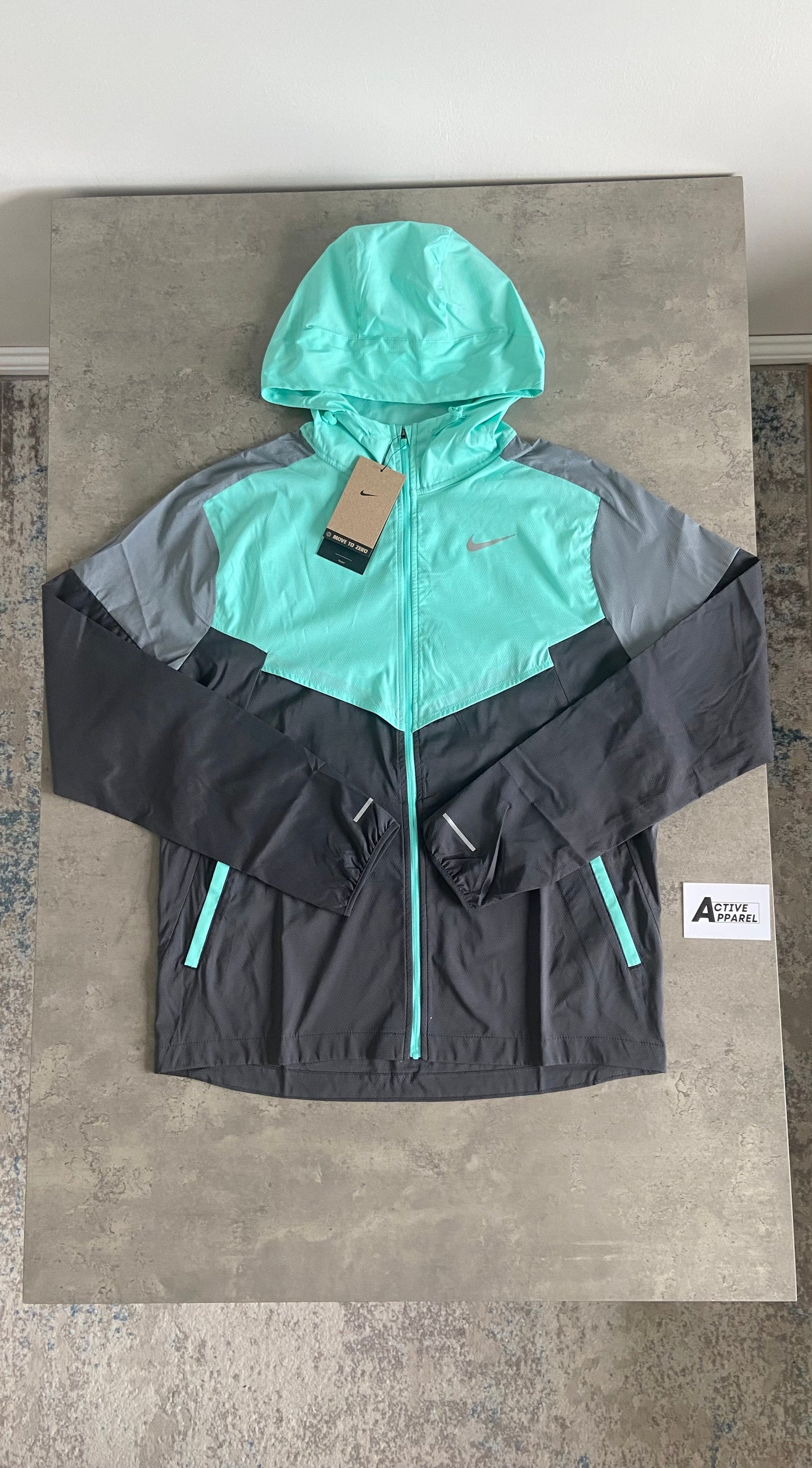 NIKE WINDRUNNER SET - MINT/GREY/CHARCOAL BLACK