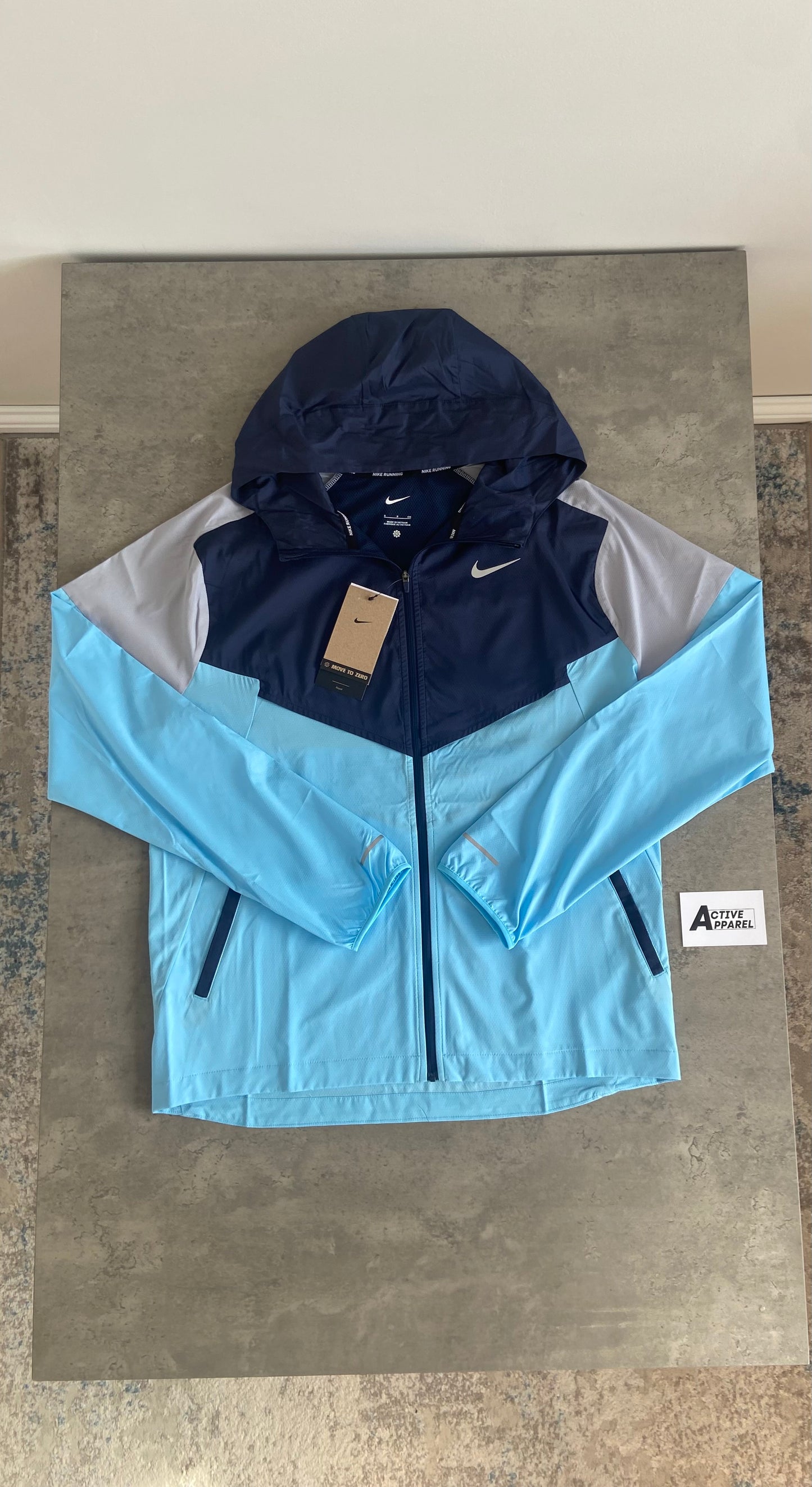 NIKE WINDRUNNER SET - AQUA BLUE/OBSIDIAN