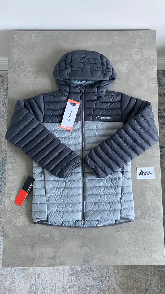BERGHAUS BUBBLE JACKET - LIGHT GREY/DARK GREY
