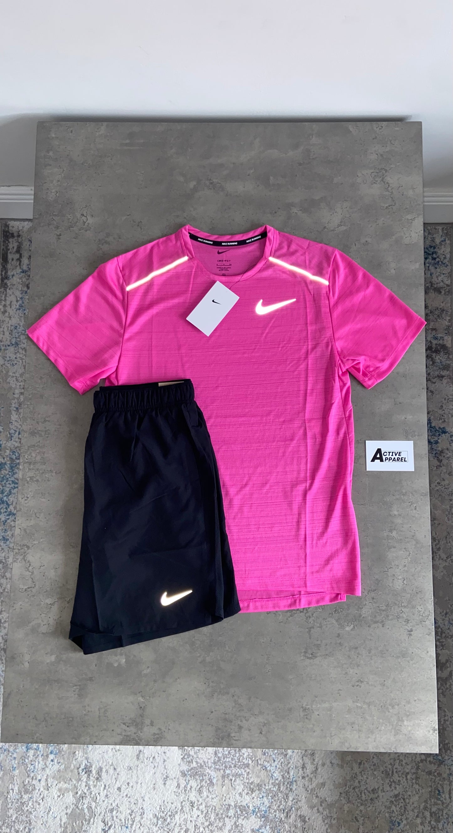 NIKE MILER SET - HYPER PINK