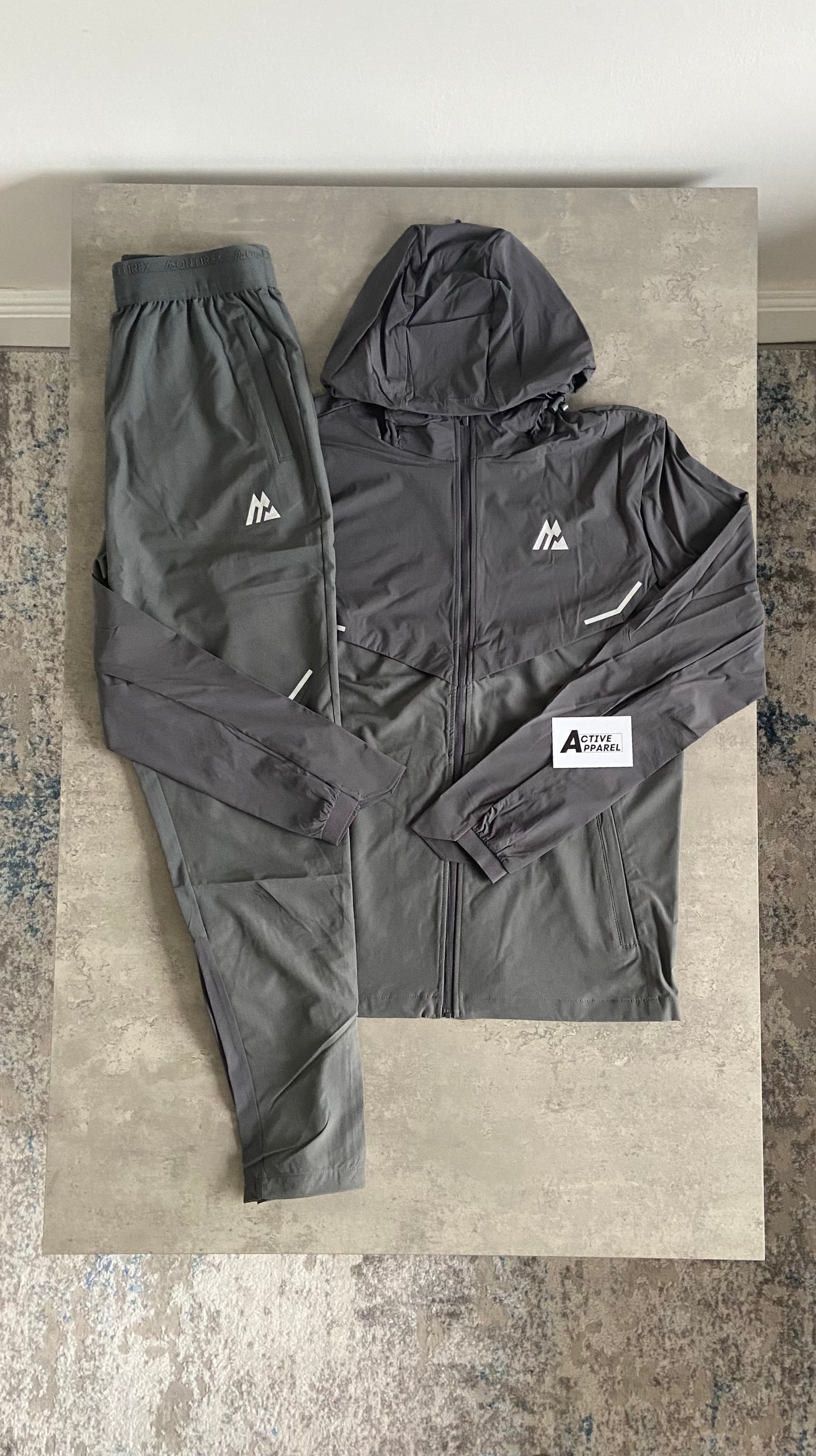 MONTIREX CURVE TRACKSUIT - LIGHT GREY/CEMENT GREY