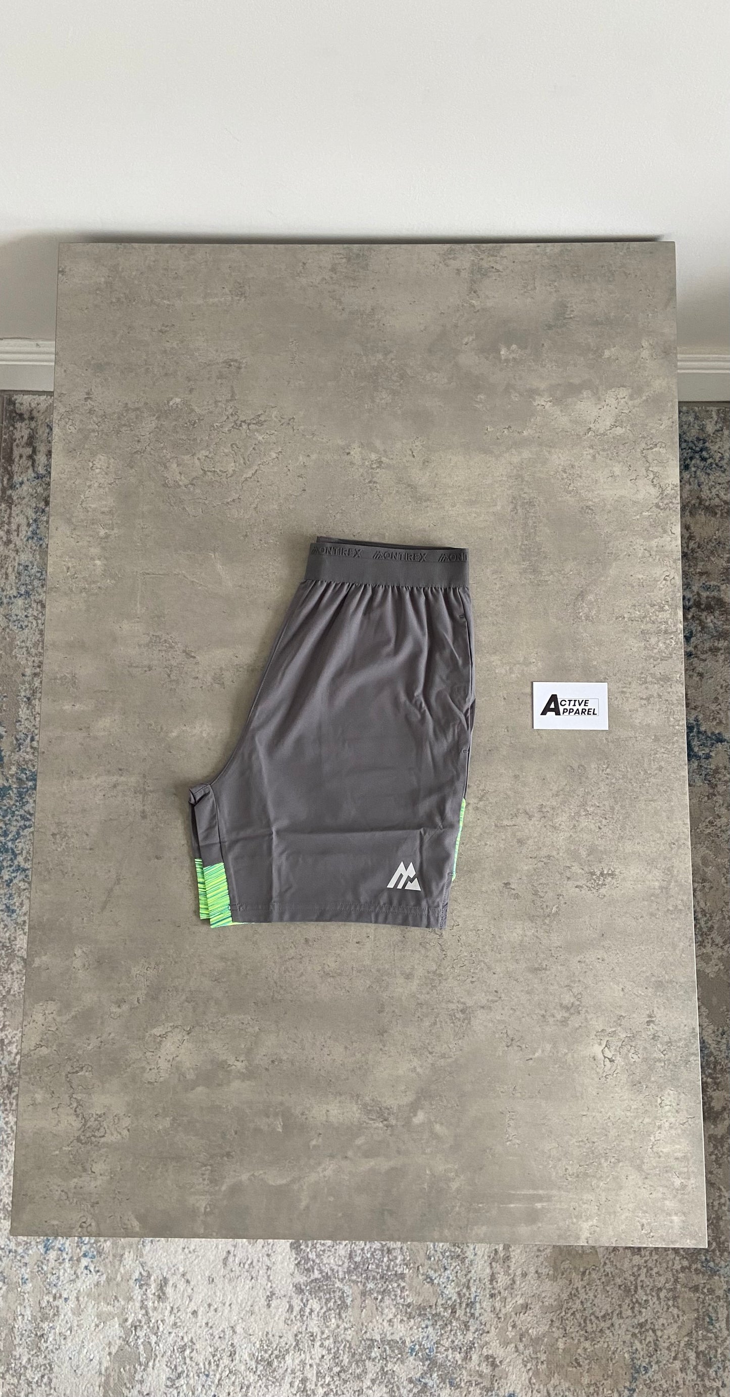 MONTIREX TRAIL T-SHIRT SET - GREEN/CEMENT GREY