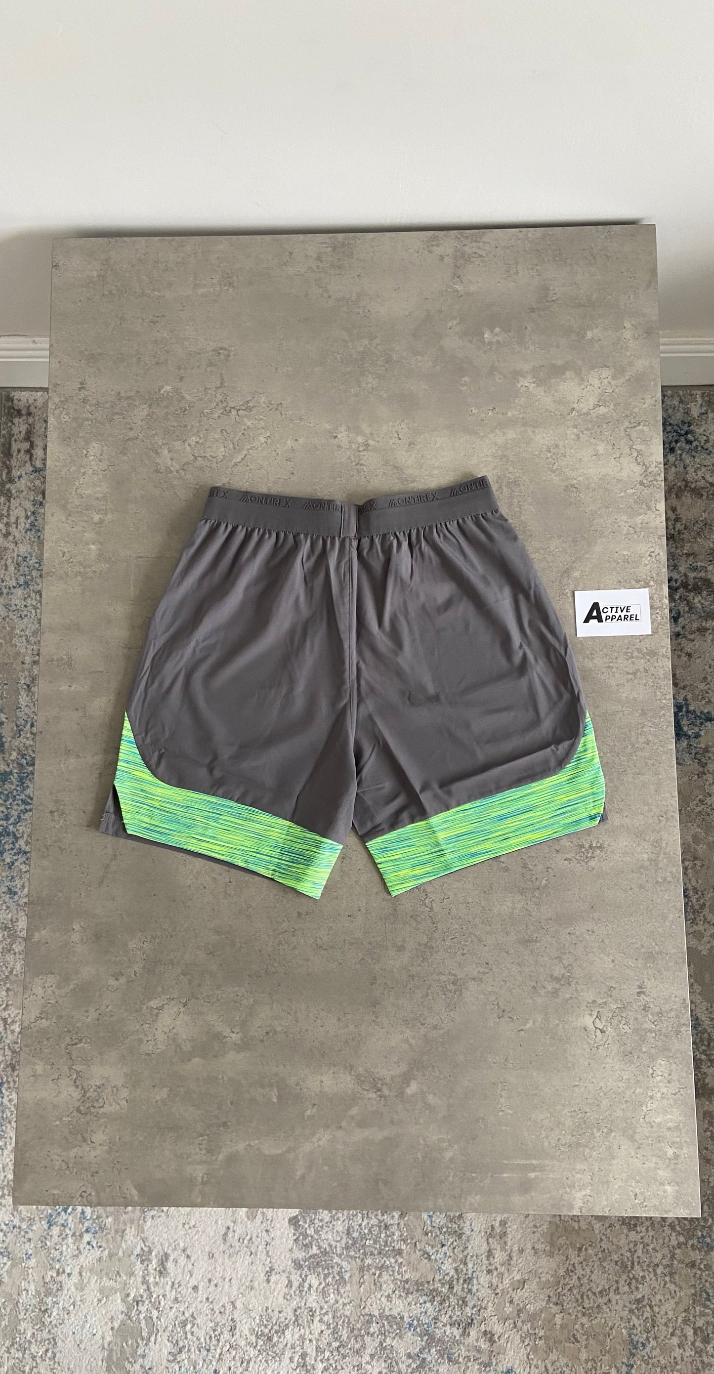 MONTIREX TRAIL T-SHIRT SET - GREEN/CEMENT GREY