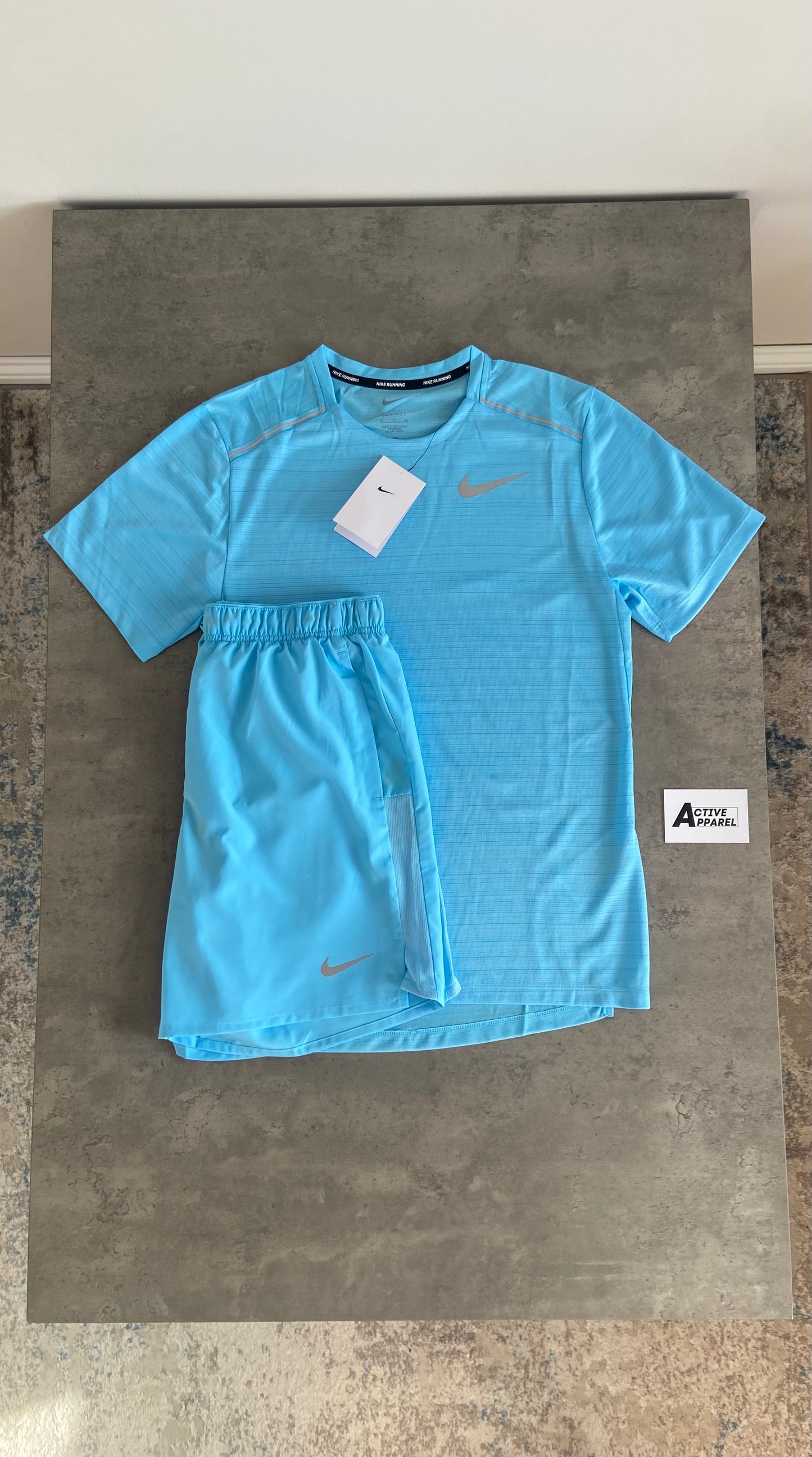 NIKE MILER SET - AQUA BLUE