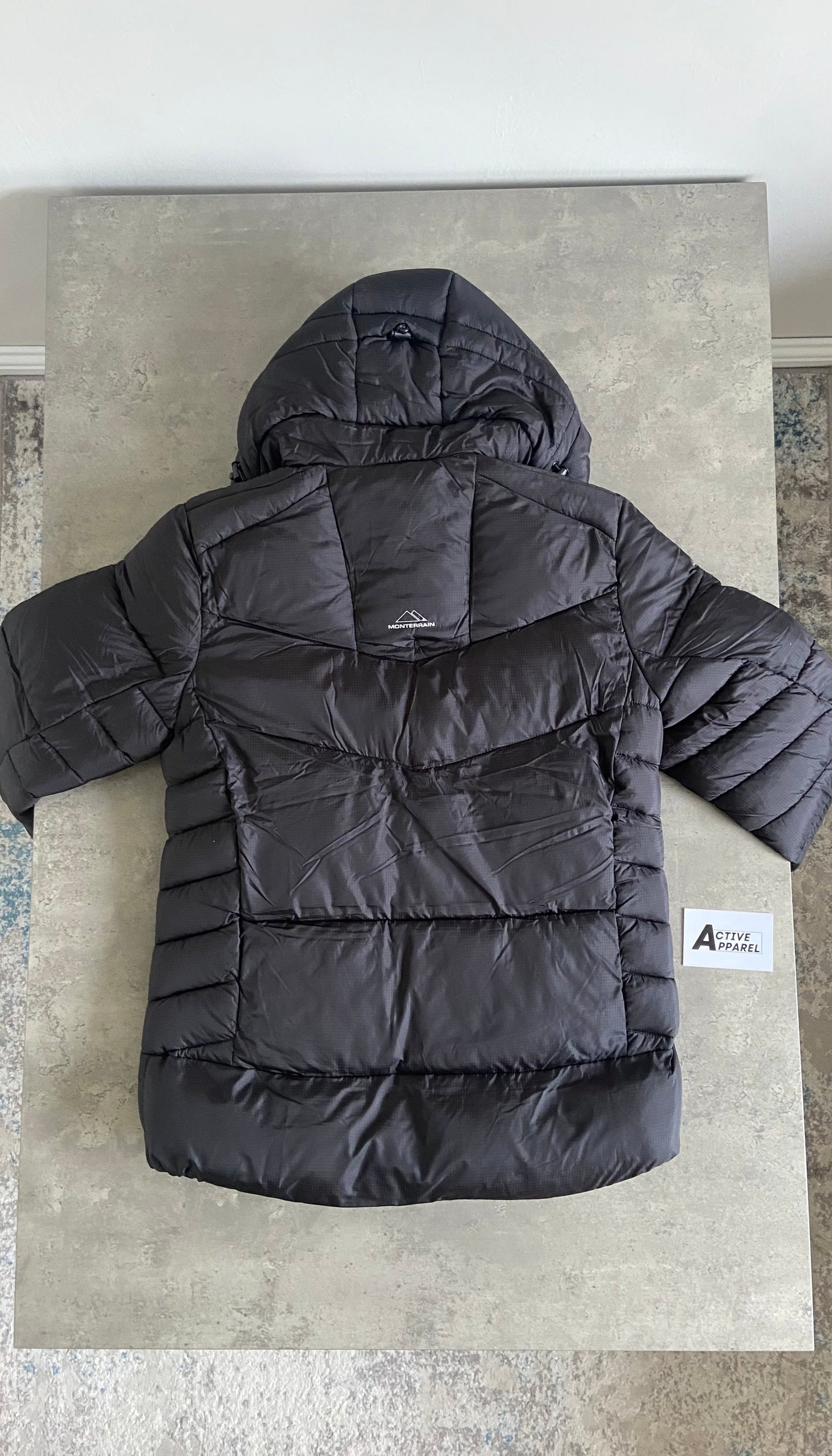 MONTERRAIN EVEREST PUFFER JACKET - BLACK