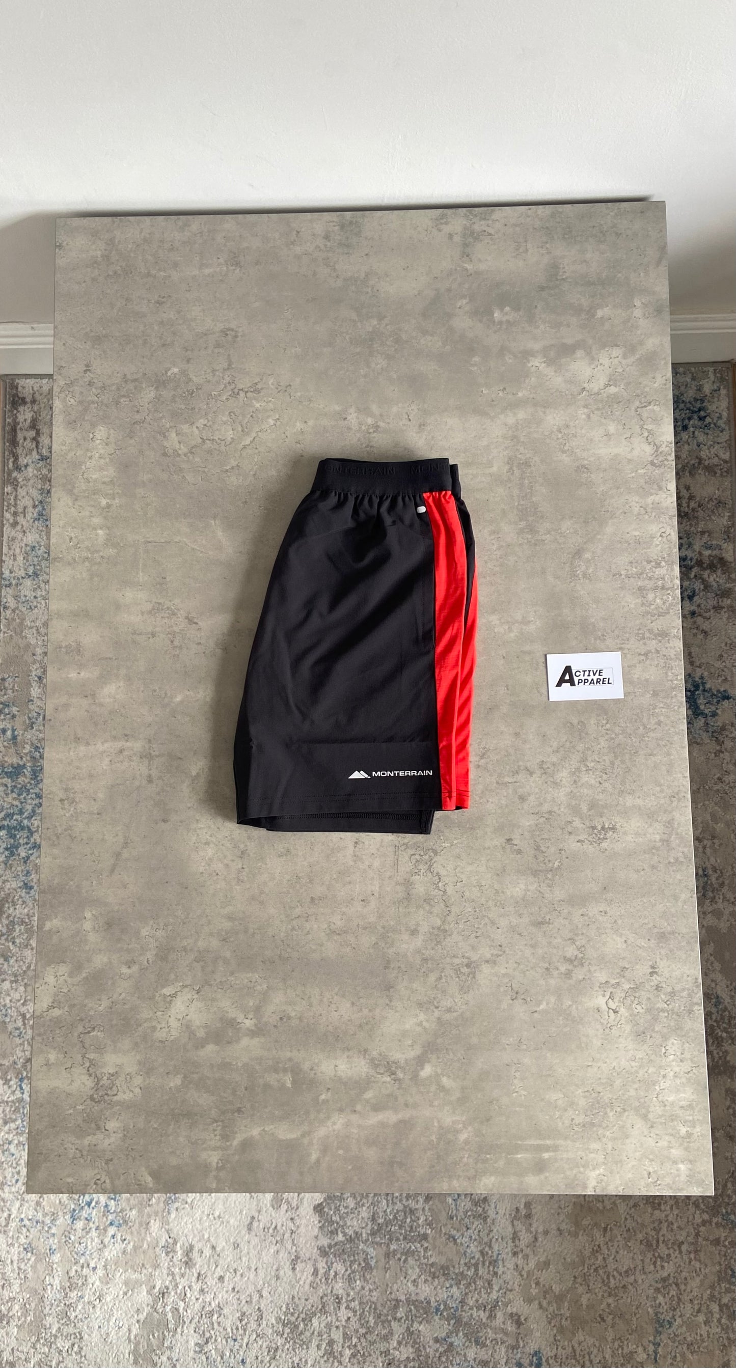 MONTERRAIN T-SHIRT SET RED/BLACK