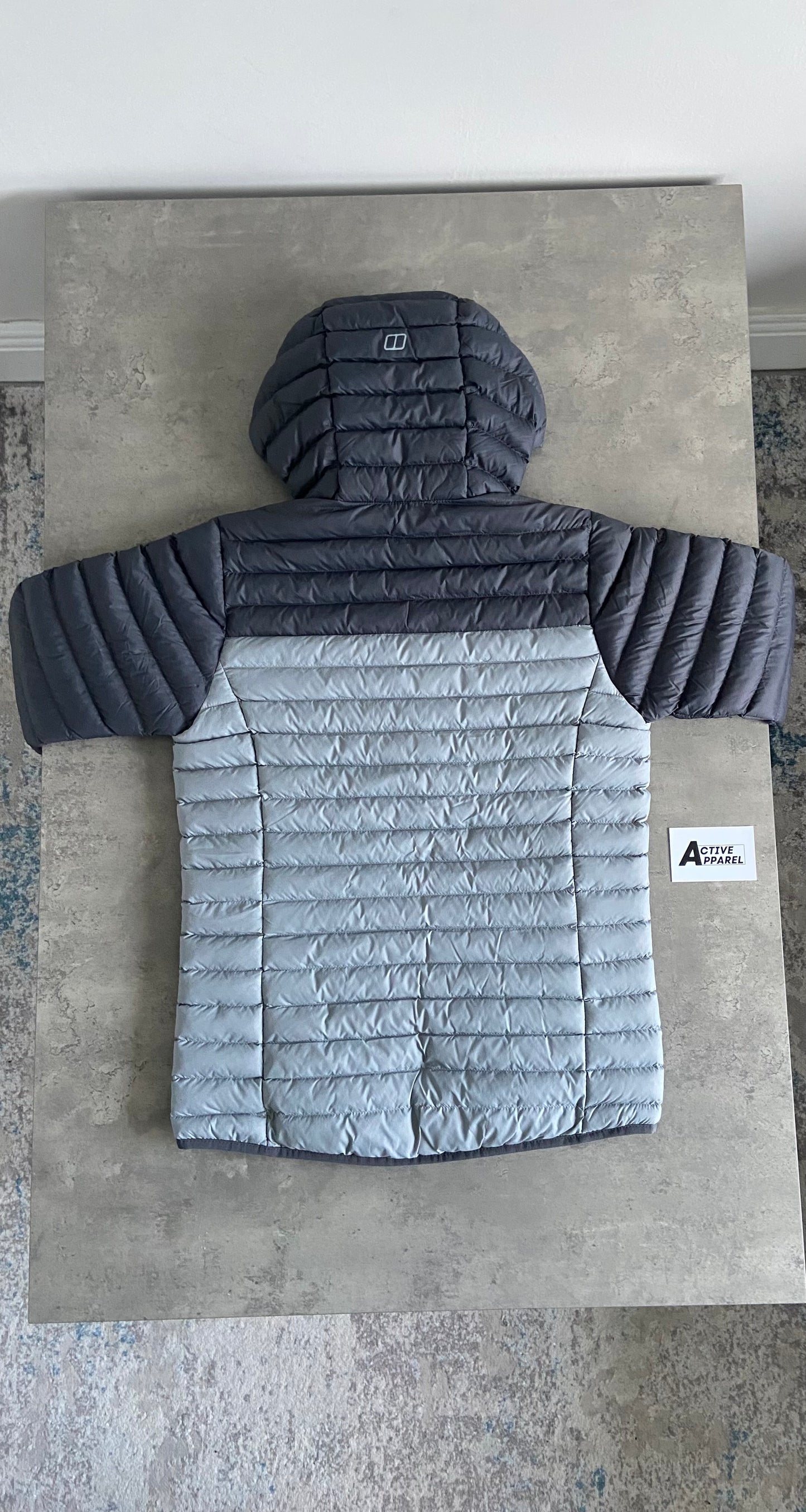 BERGHAUS BUBBLE JACKET - LIGHT GREY/DARK GREY