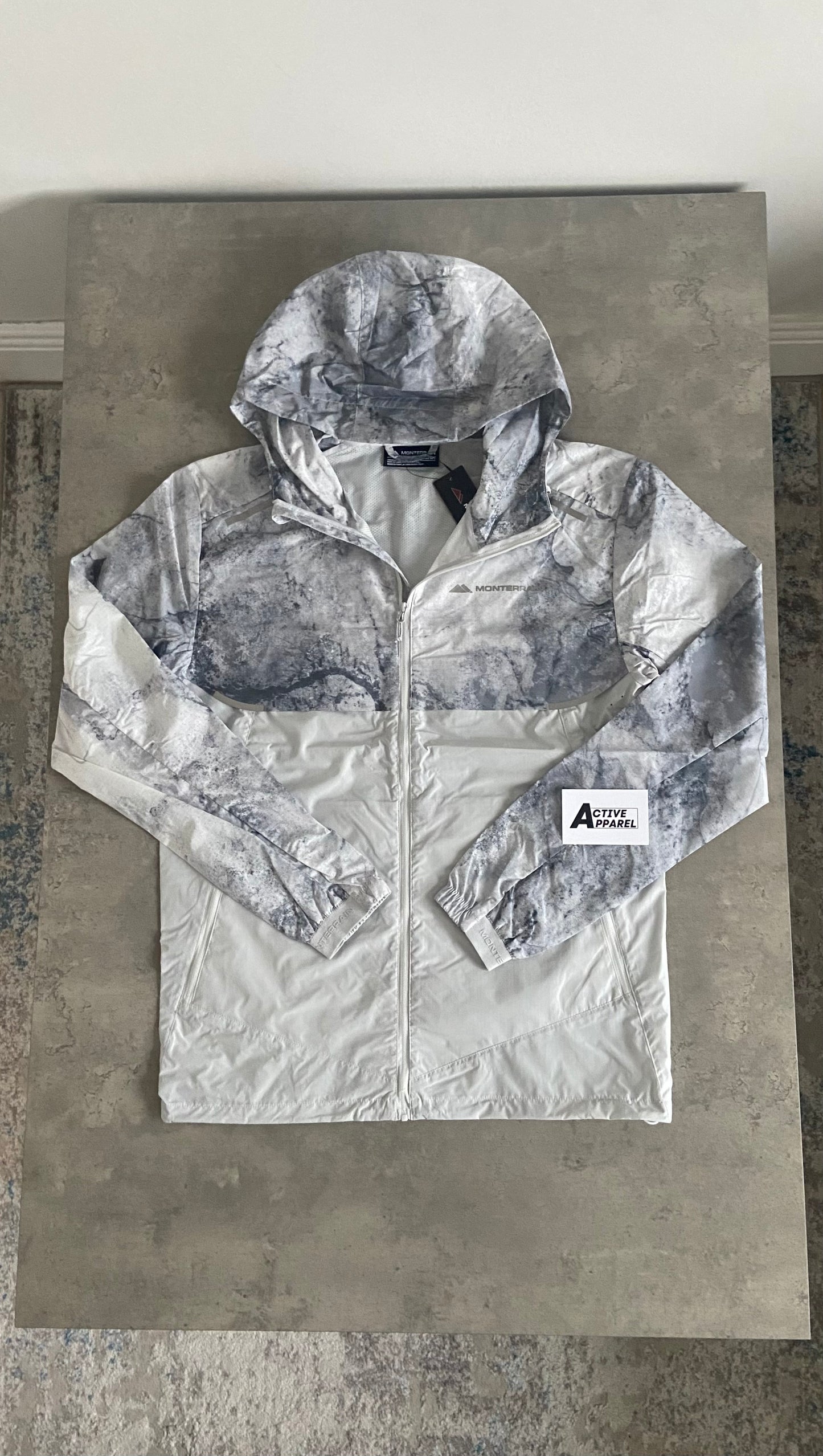 Monterrain Windrunner Marble Affect - Oyster White