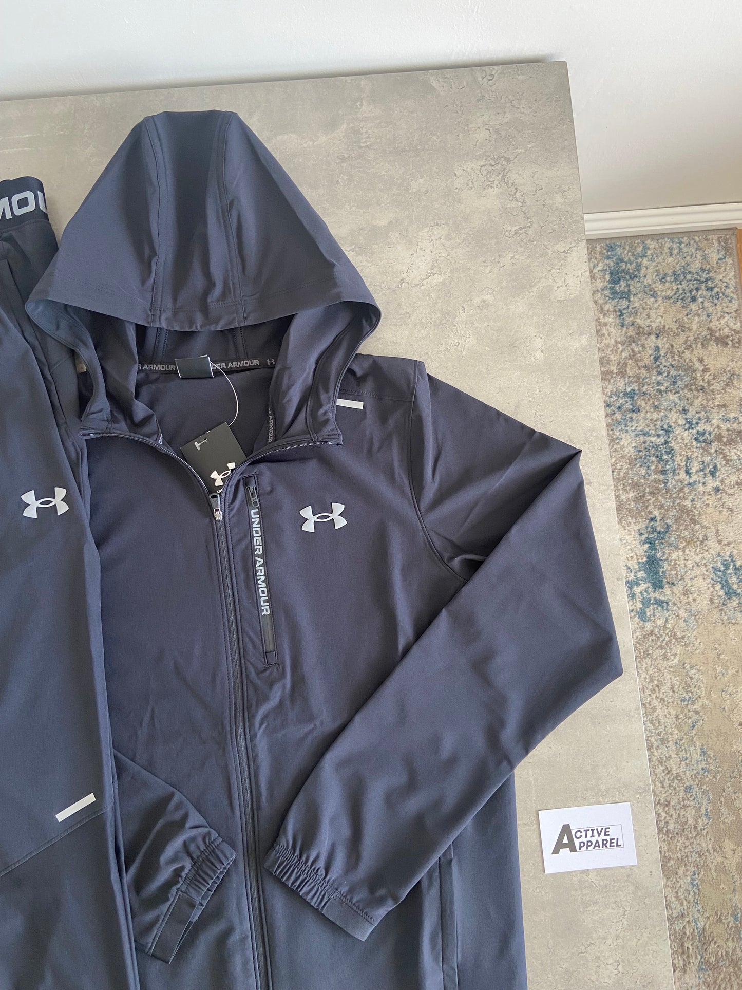 UNDER ARMOUR STORM TRACKSUIT - BLACK