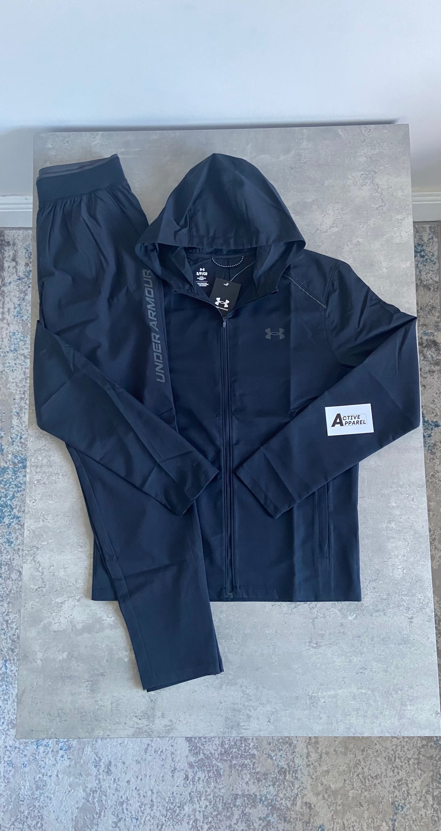 UNDER ARMOUR STORM TRACKSUIT - TRIPLE BLACK