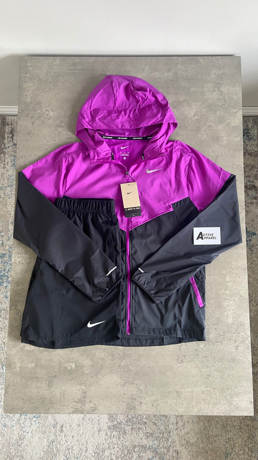 NIKE WINDRUNNER SET - PURPLE/BLACK
