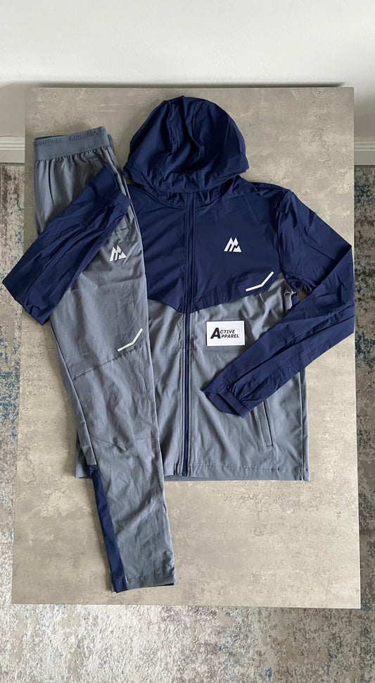 Montirex Curve Tracksuit - Navy/Grey