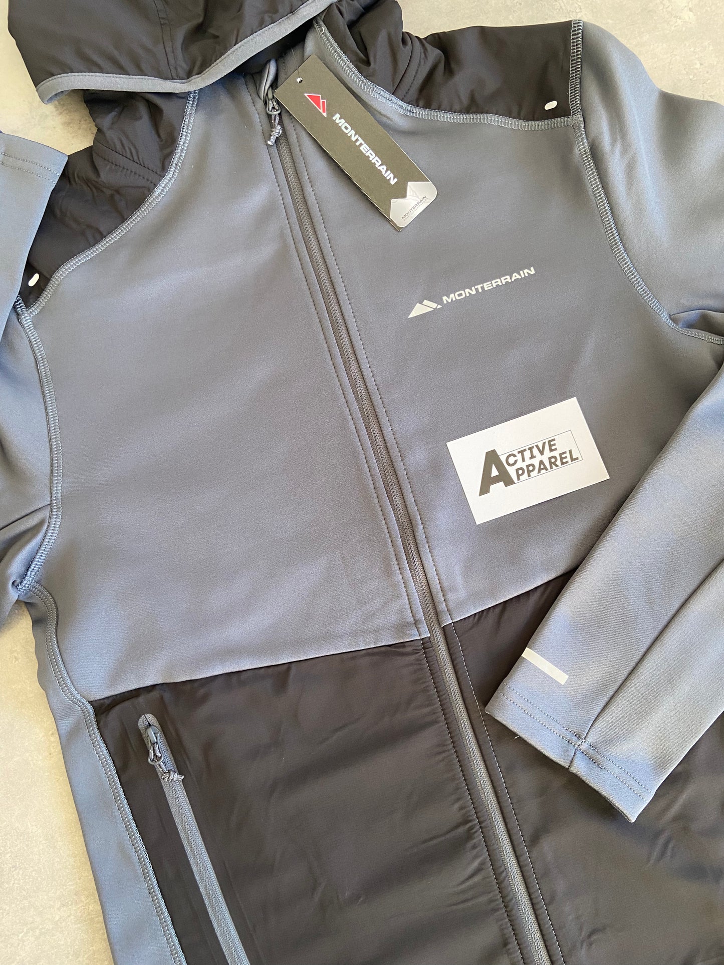 Monterrain Avalanche Tracksuit - Grey/Black