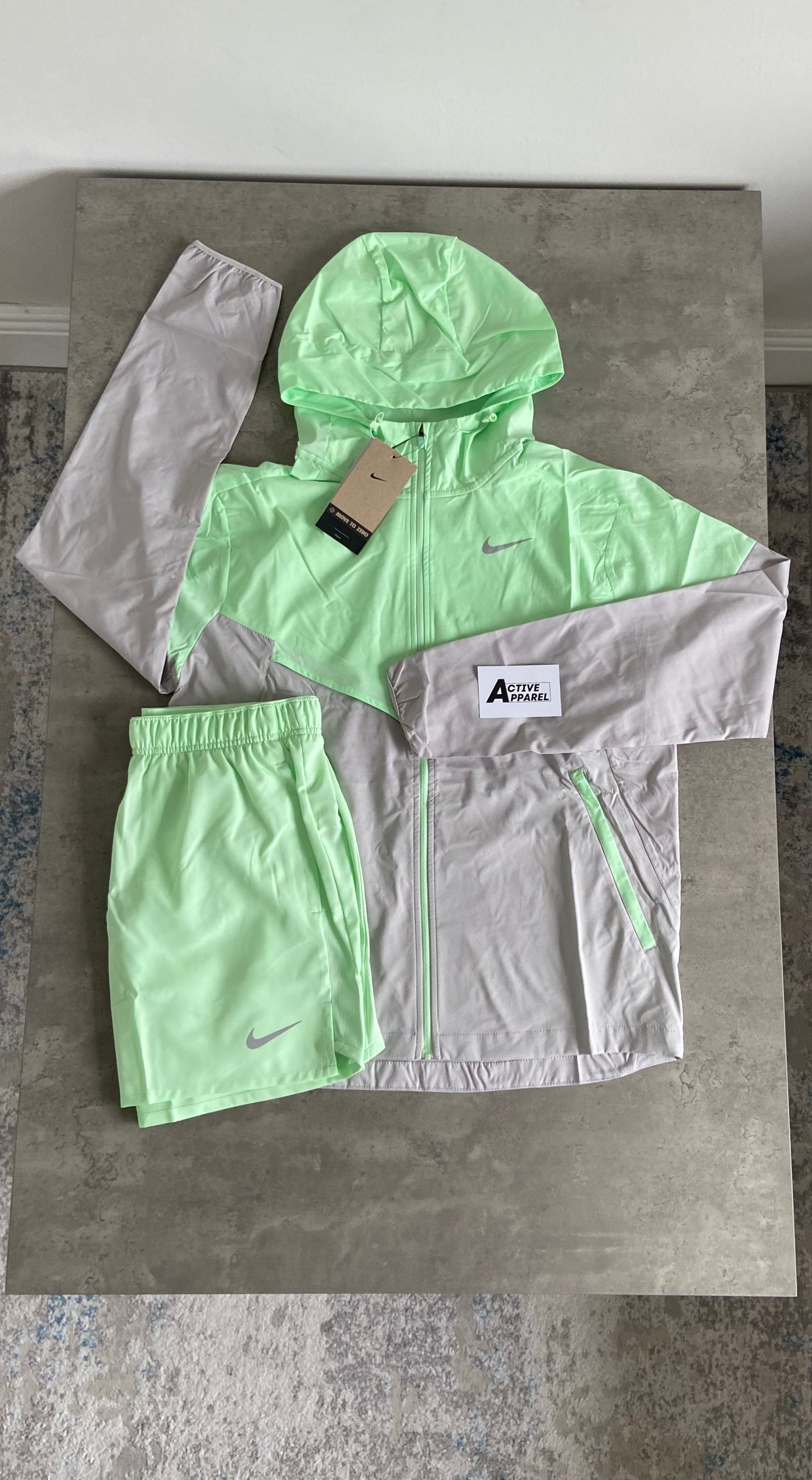 Nike Windrunner 3-Piece Set - Mint Green/Light Grey