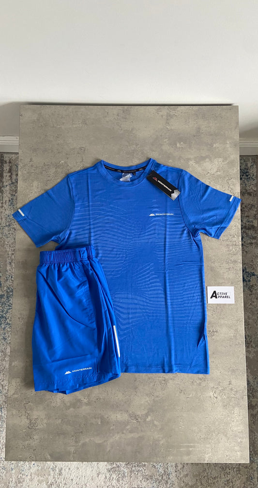 MONTERRAIN T-SHIRT SET - AQUA BLUE