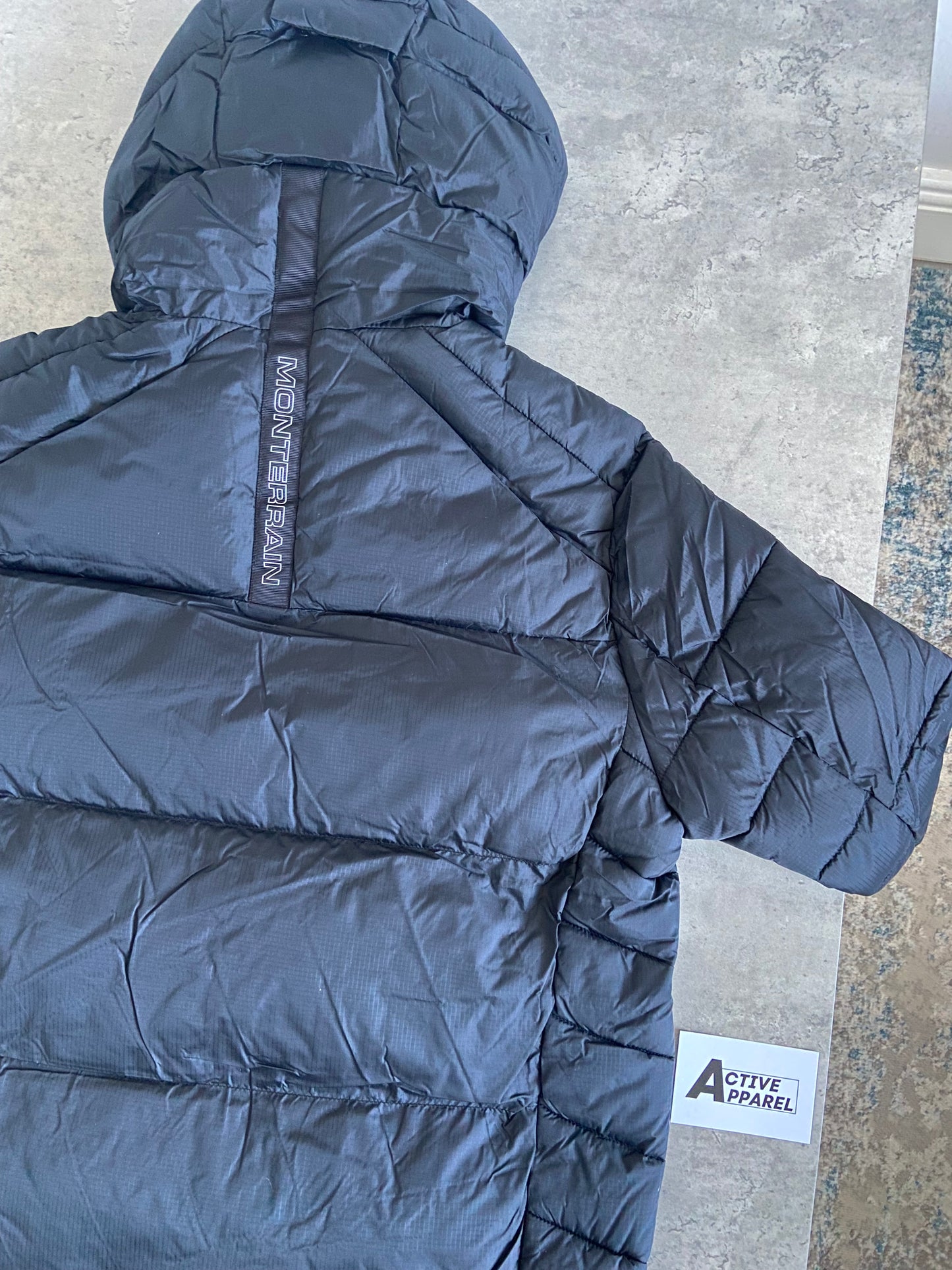 MONTERRAIN EVEREST DOWN PUFFER JACKET - BLACK